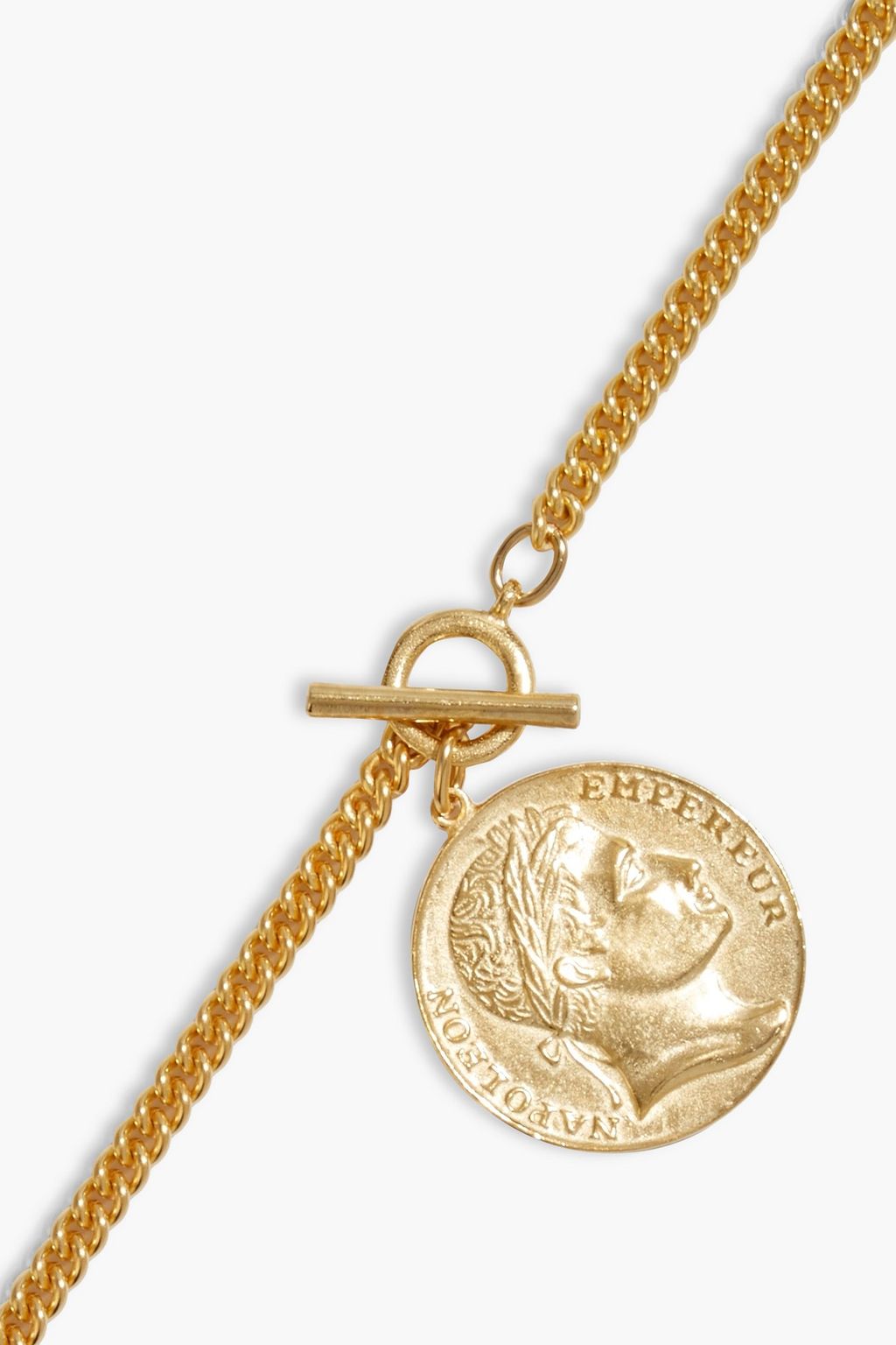 BEN-AMUN 24-karat gold-plated necklace