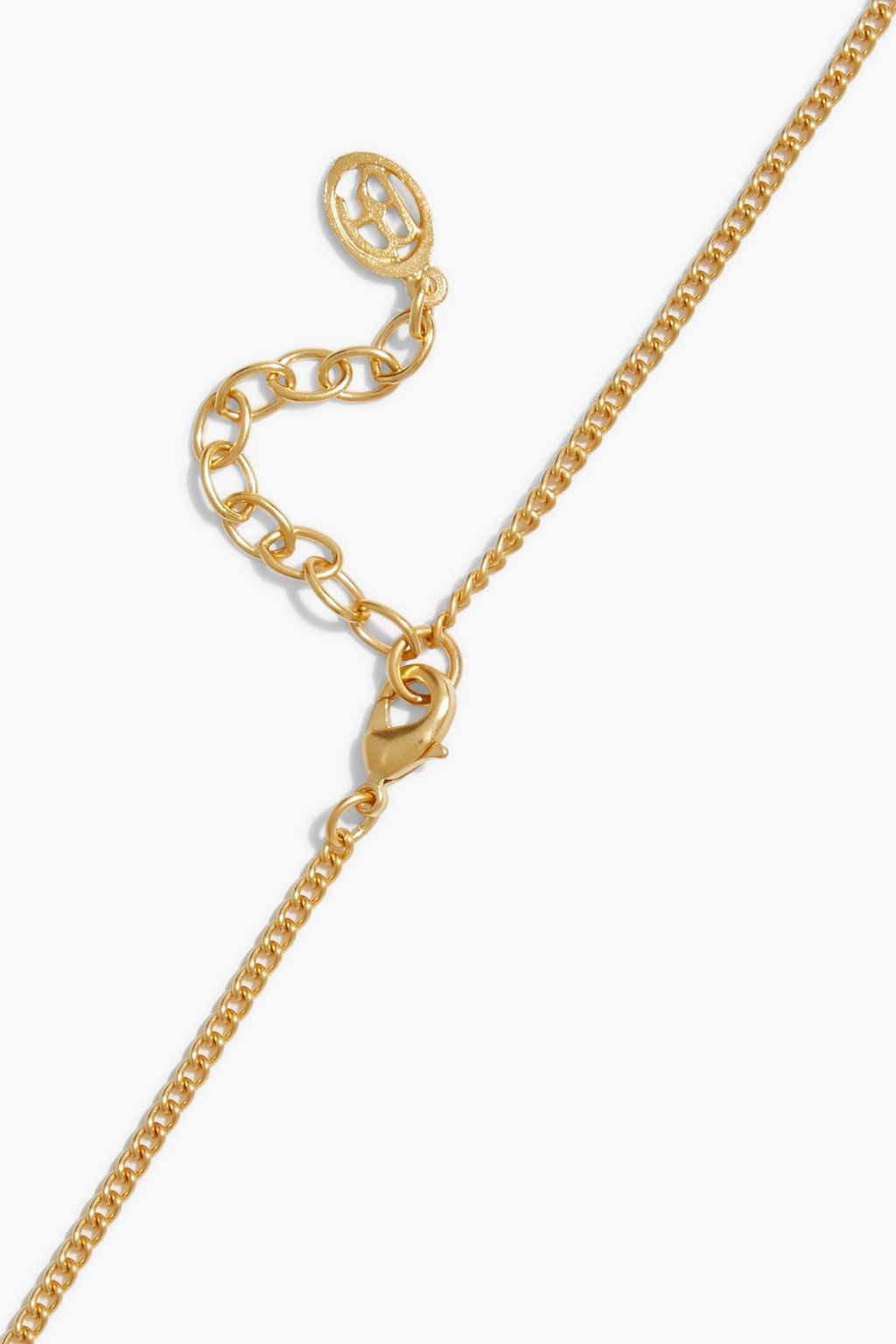 BEN-AMUN 24-karat gold-plated cameo necklace