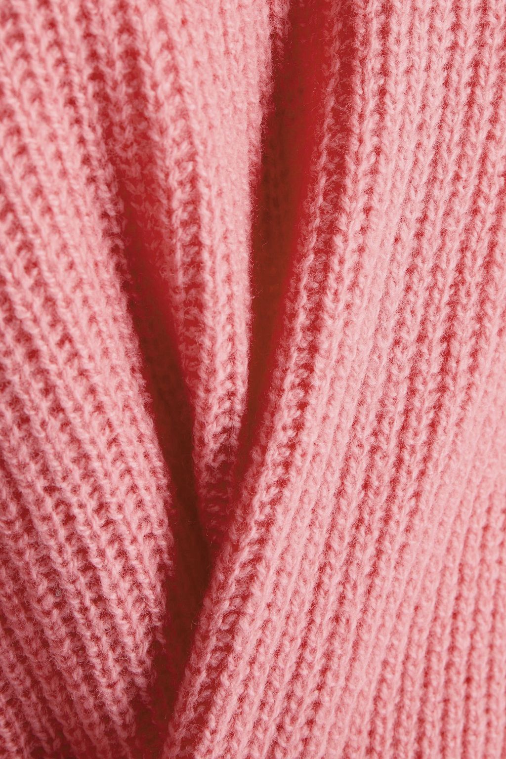 CHRISTOPHER KANE Oversized studded ribbed wool turtleneck sweater