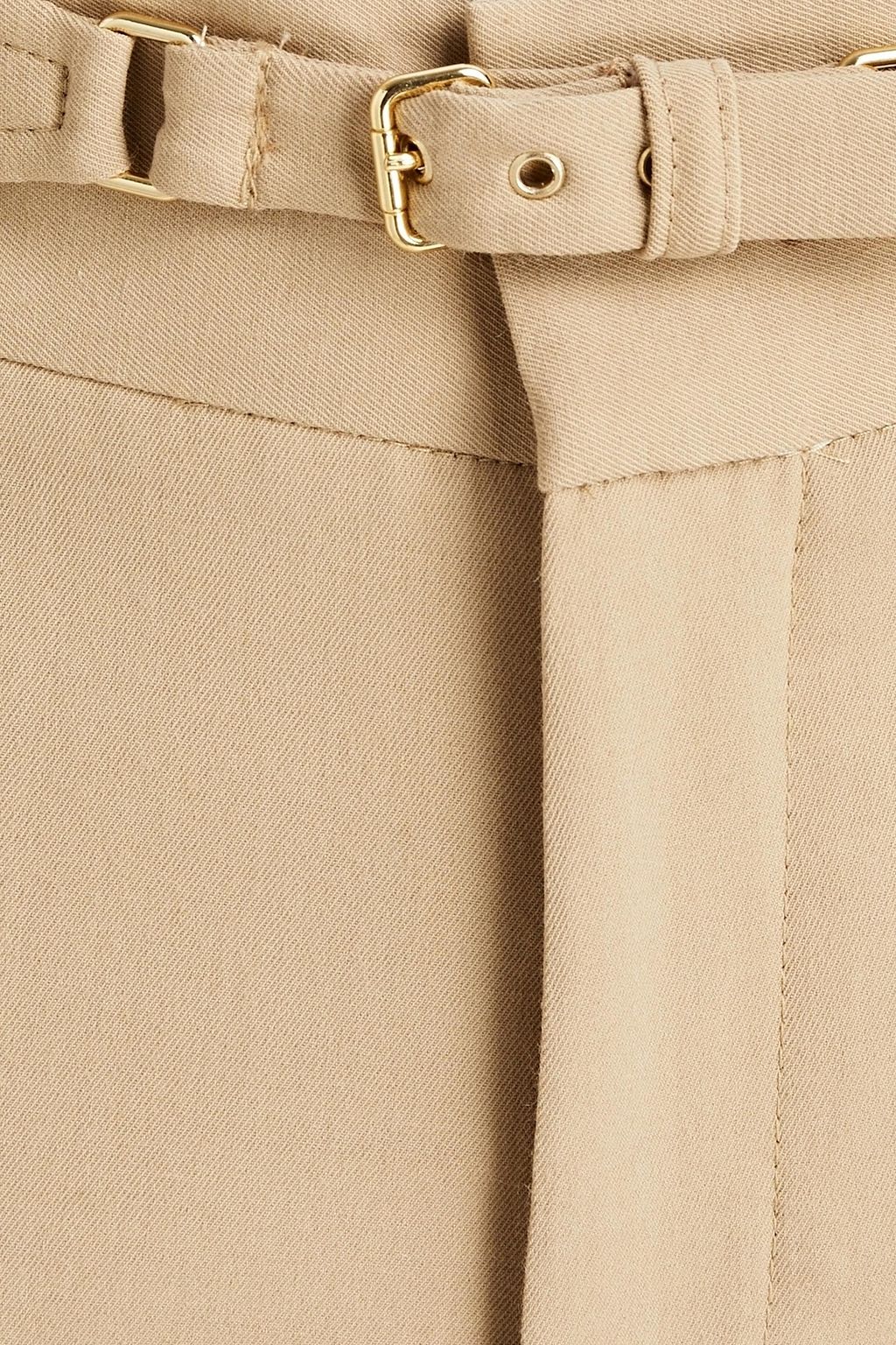 REDVALENTINO Belted twill tapered pants