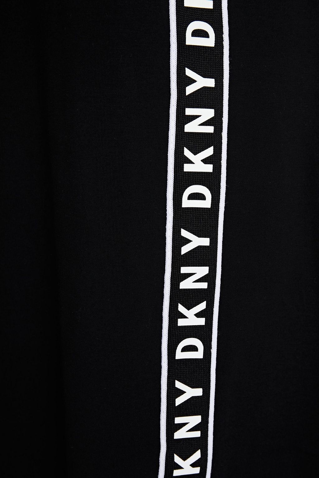 DKNY Printed cotton-blend jersey mini dress