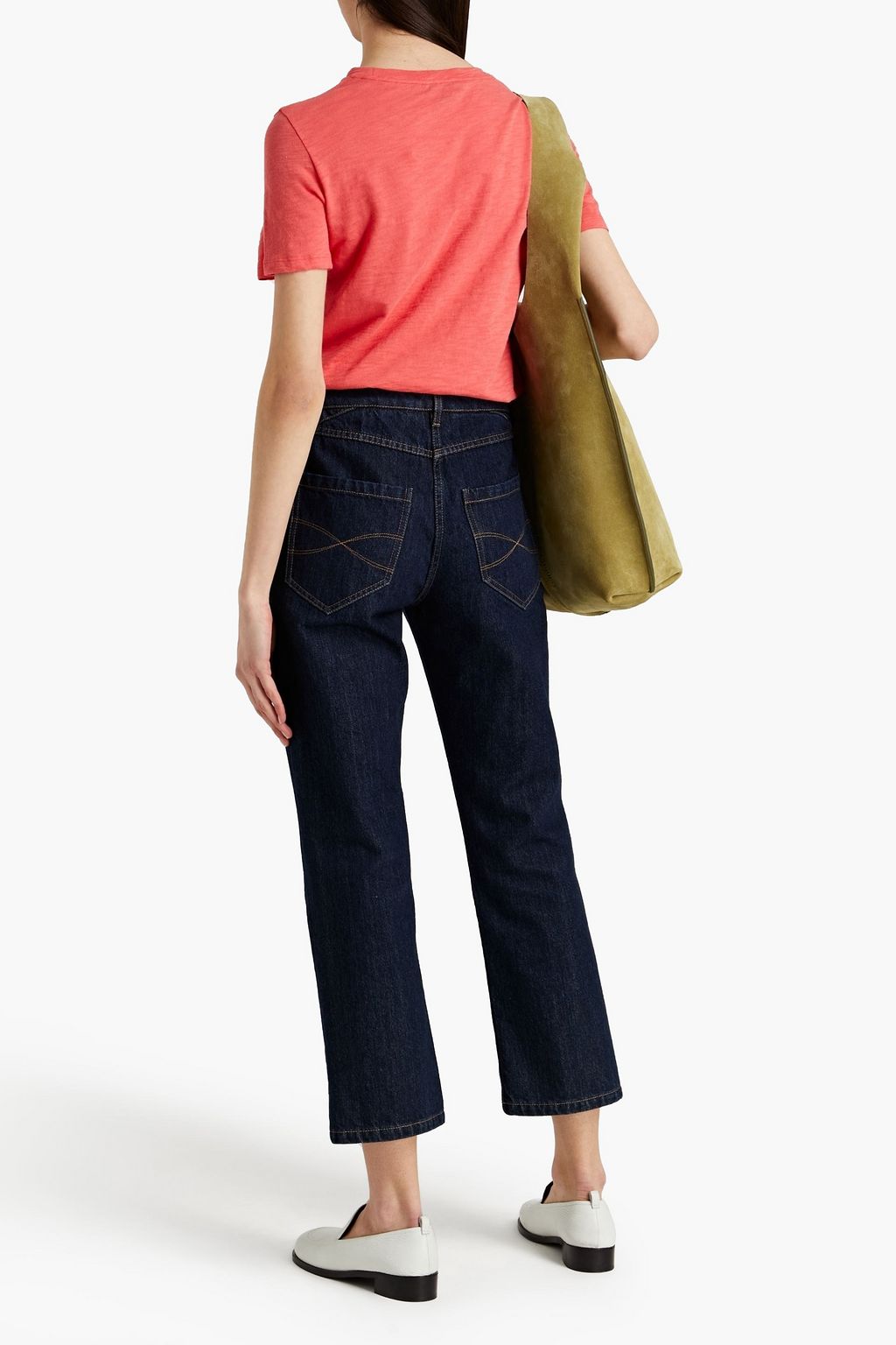 THEORY Slub cotton-jersey T-shirt