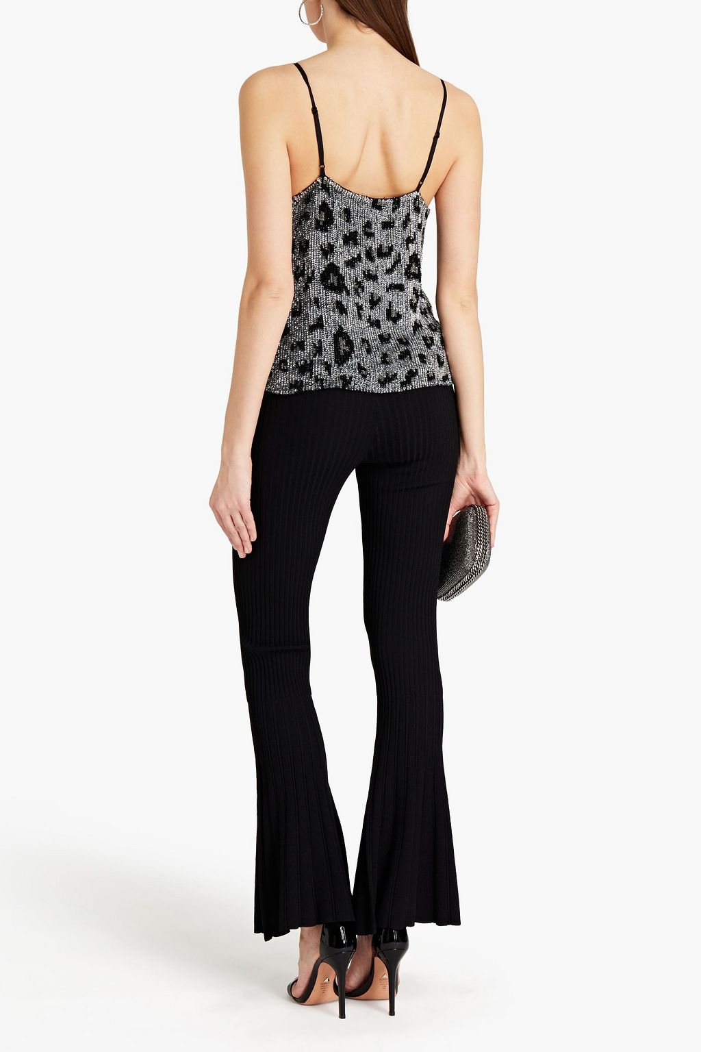 RETROFÊTE Sequined chiffon camisole