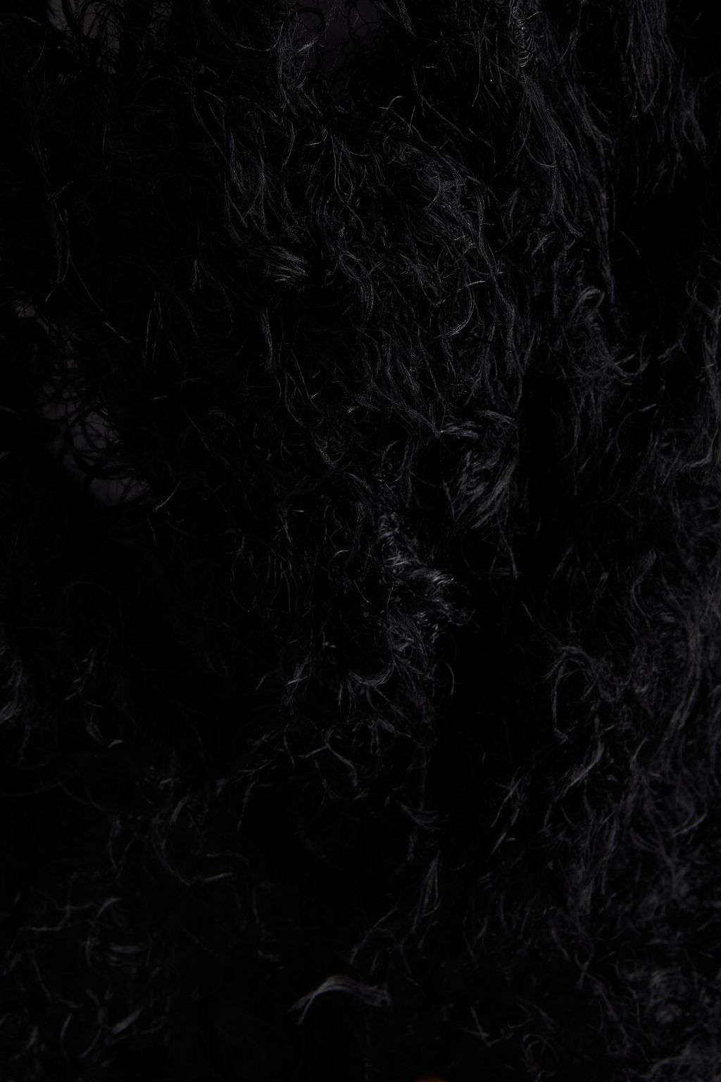 BALMAIN Open-knit turtleneck sweater
