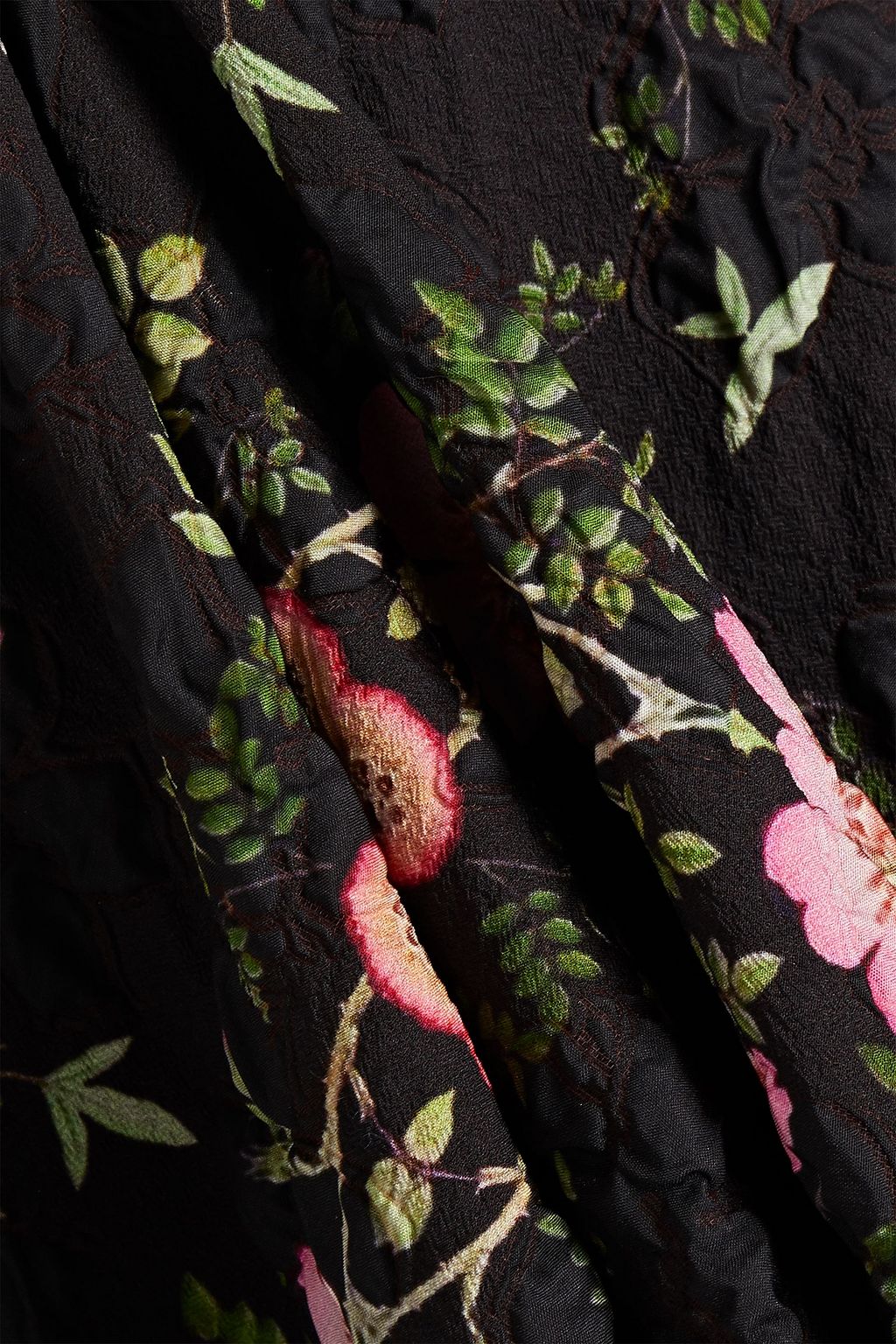 PREEN BY THORNTON BREGAZZI Asymmetric floral-jacquard skirt