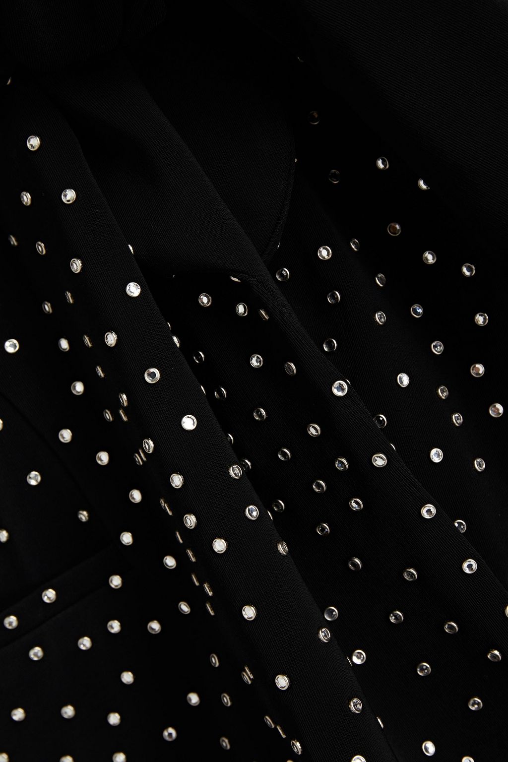 BALMAIN Crystal-embellished stretch-jacquard jacket