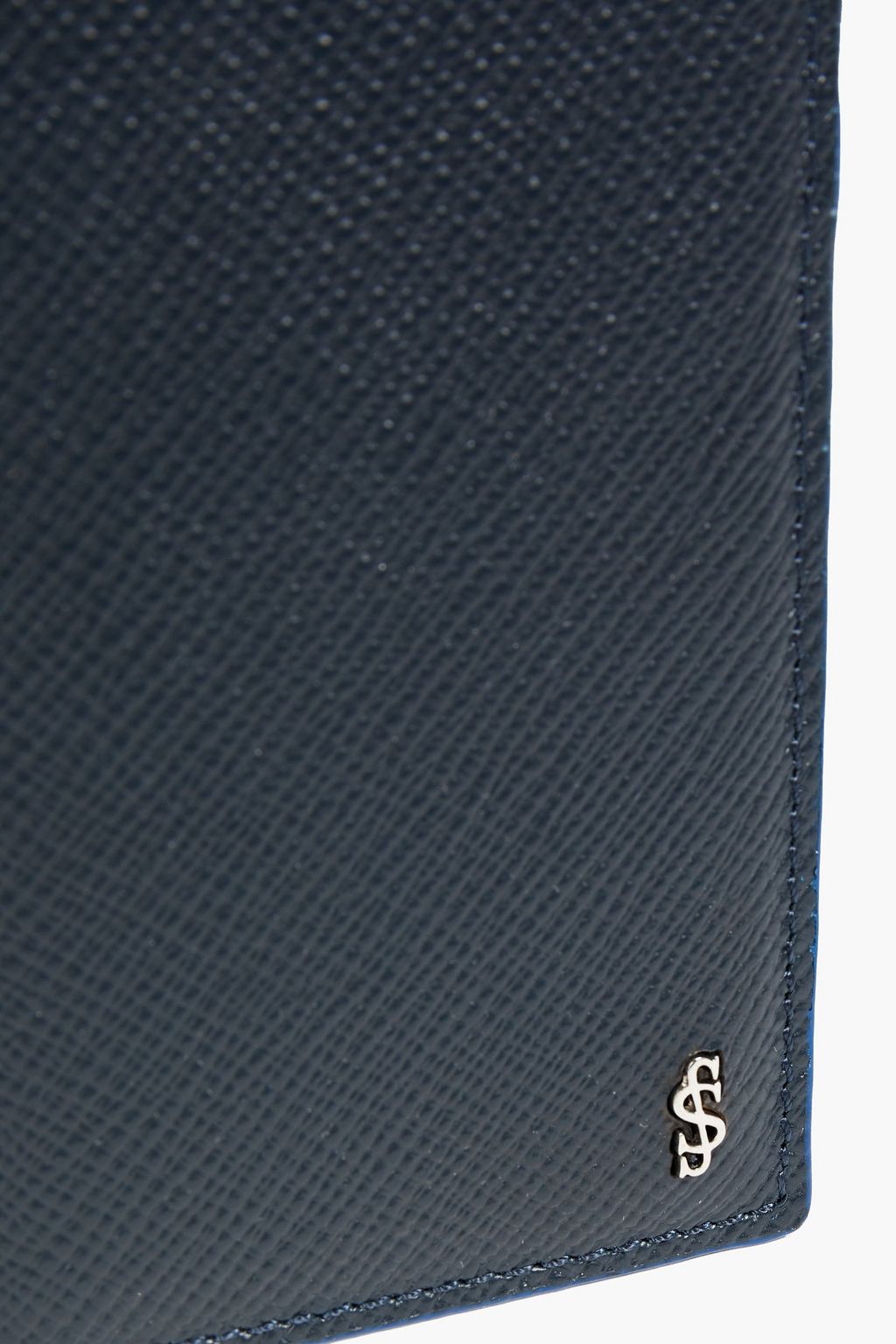 SERAPIAN Textured-leather cardholder