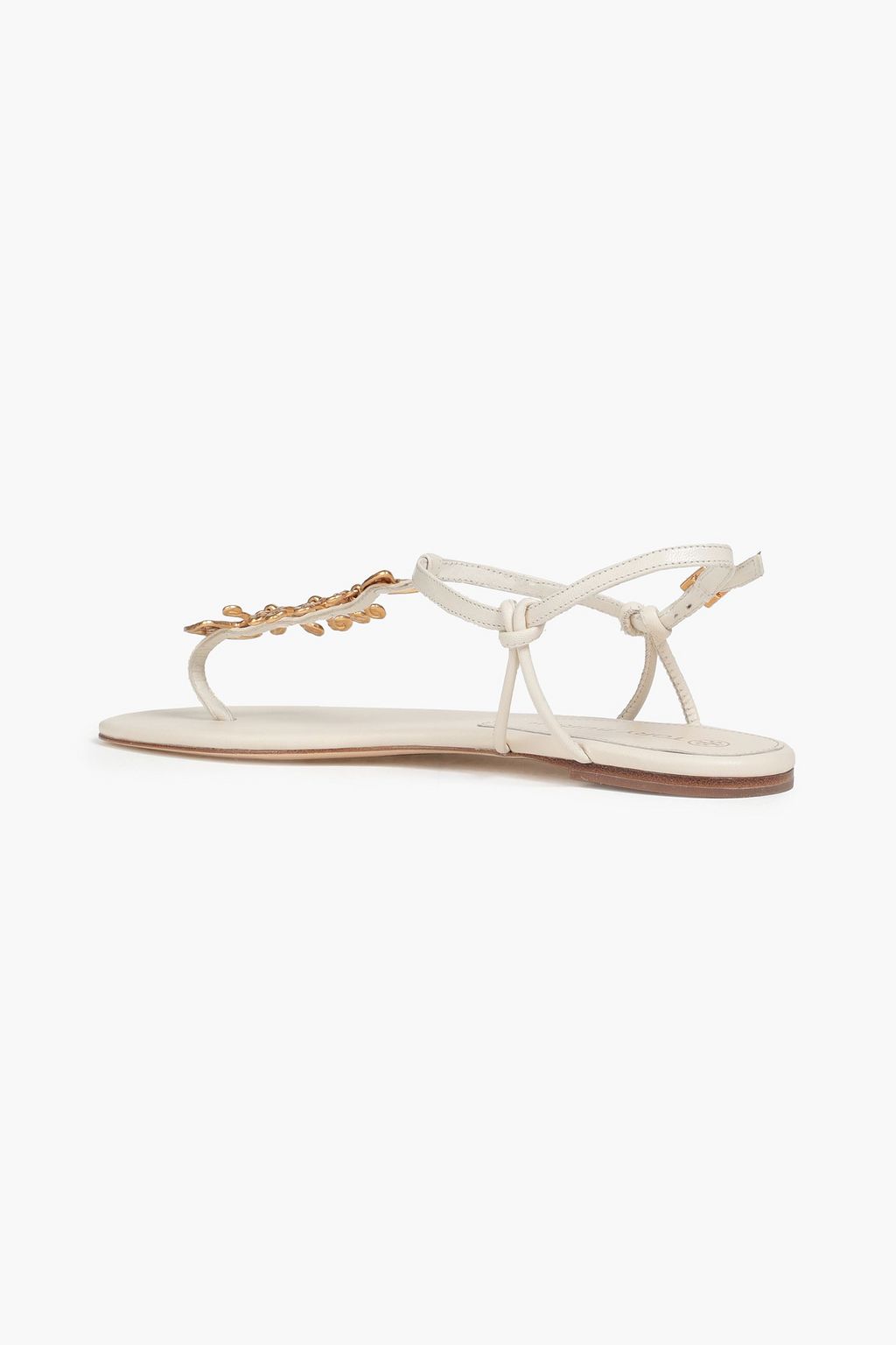 TORY BURCH Embellished leather sandals
