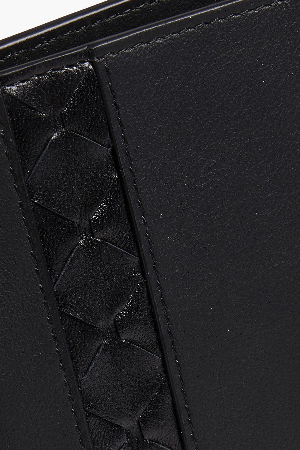 SERAPIAN Mosaico woven leather wallet