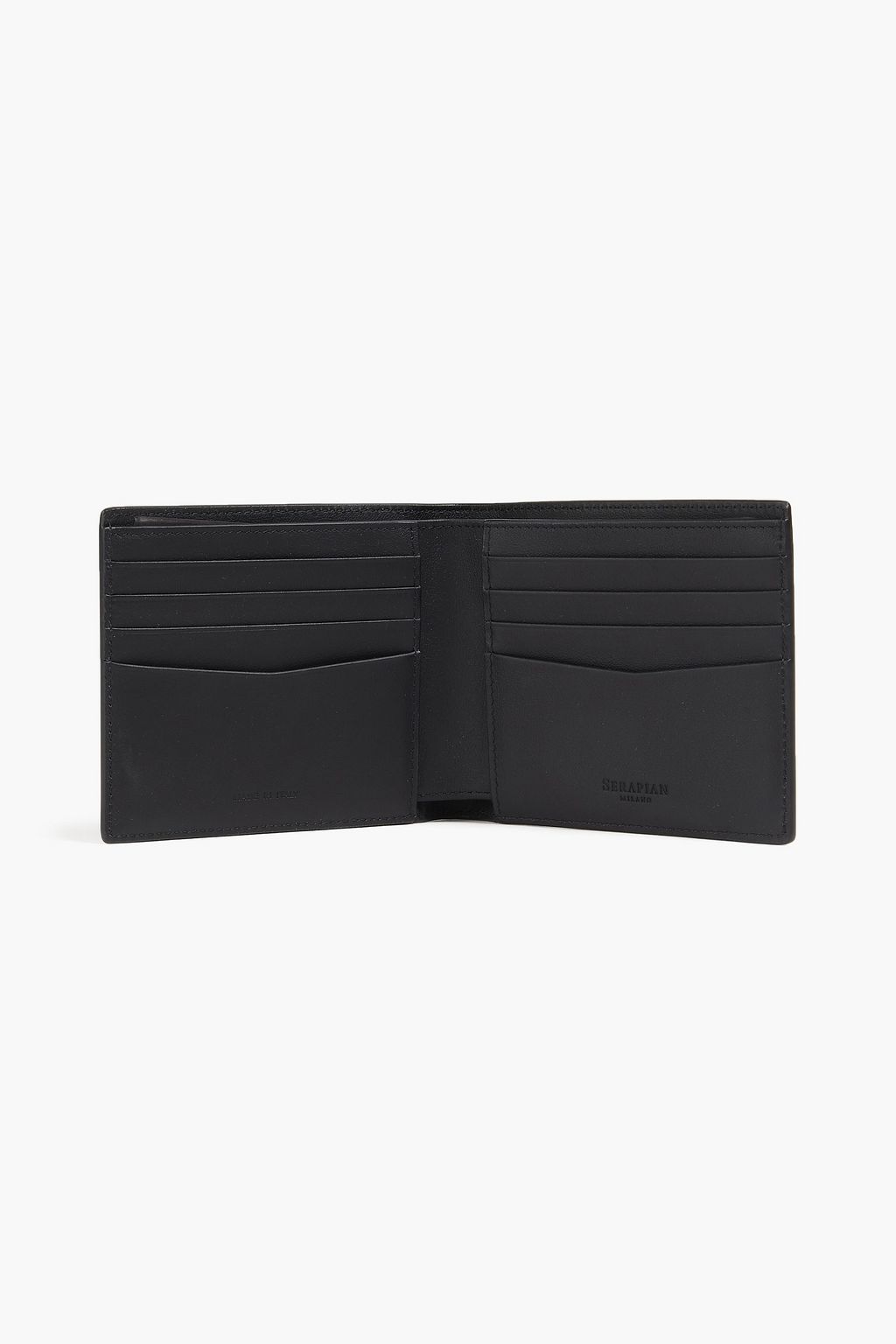 SERAPIAN Mosaico woven leather wallet