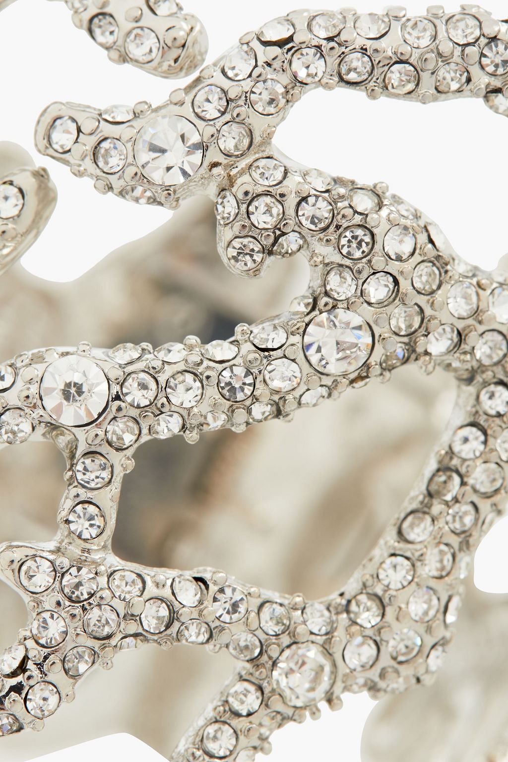 KENNETH JAY LANE Silver-tone crystal bangle