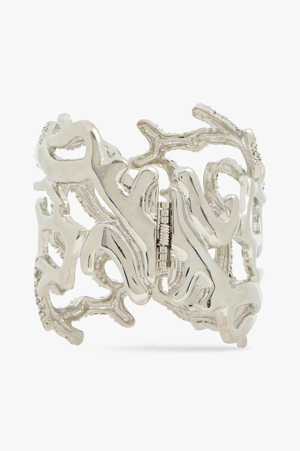 KENNETH JAY LANE Silver-tone crystal bangle