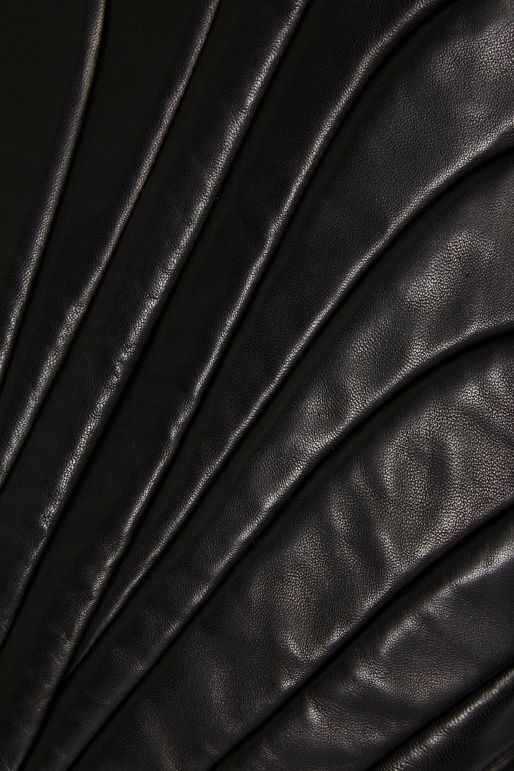 BALMAIN Quilted leather mini dress