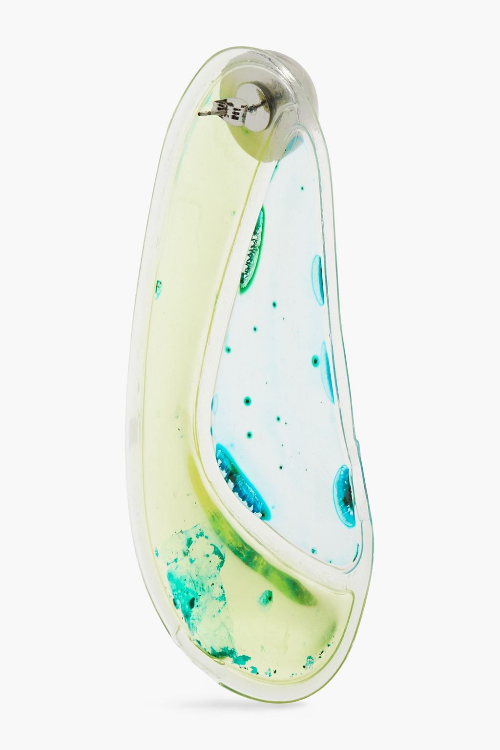 CHRISTOPHER KANE Silver-tone PVC earrings