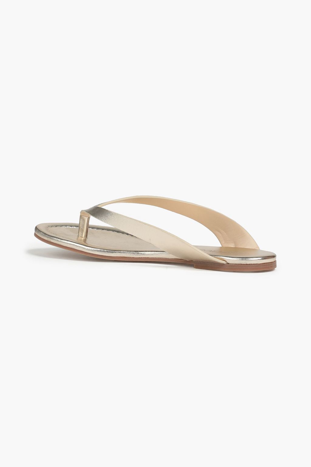 JIMMY CHOO Tetsu metallic leather sandals