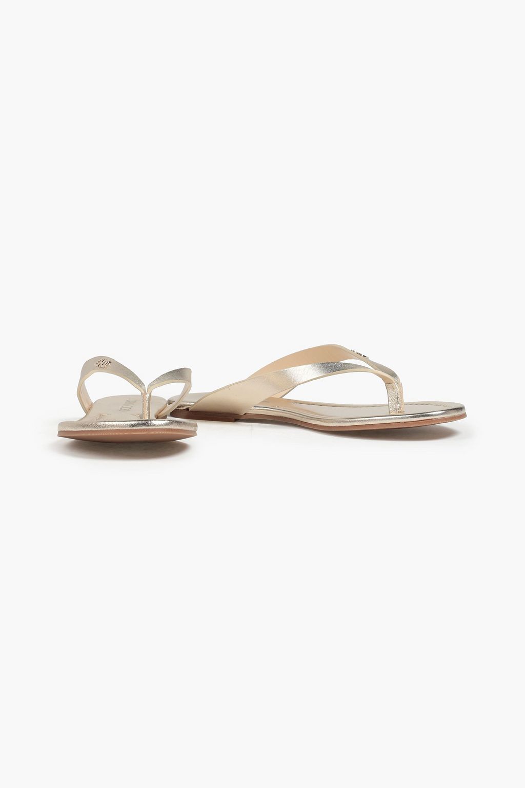 JIMMY CHOO Tetsu metallic leather sandals