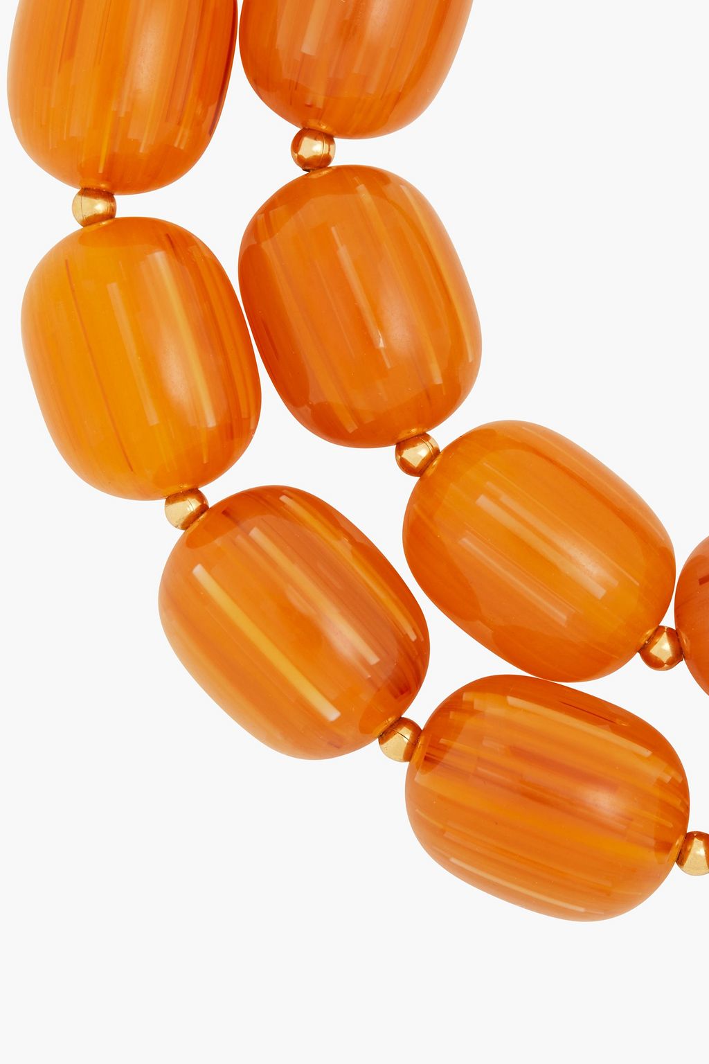 KENNETH JAY LANE Gold-tone beaded necklace