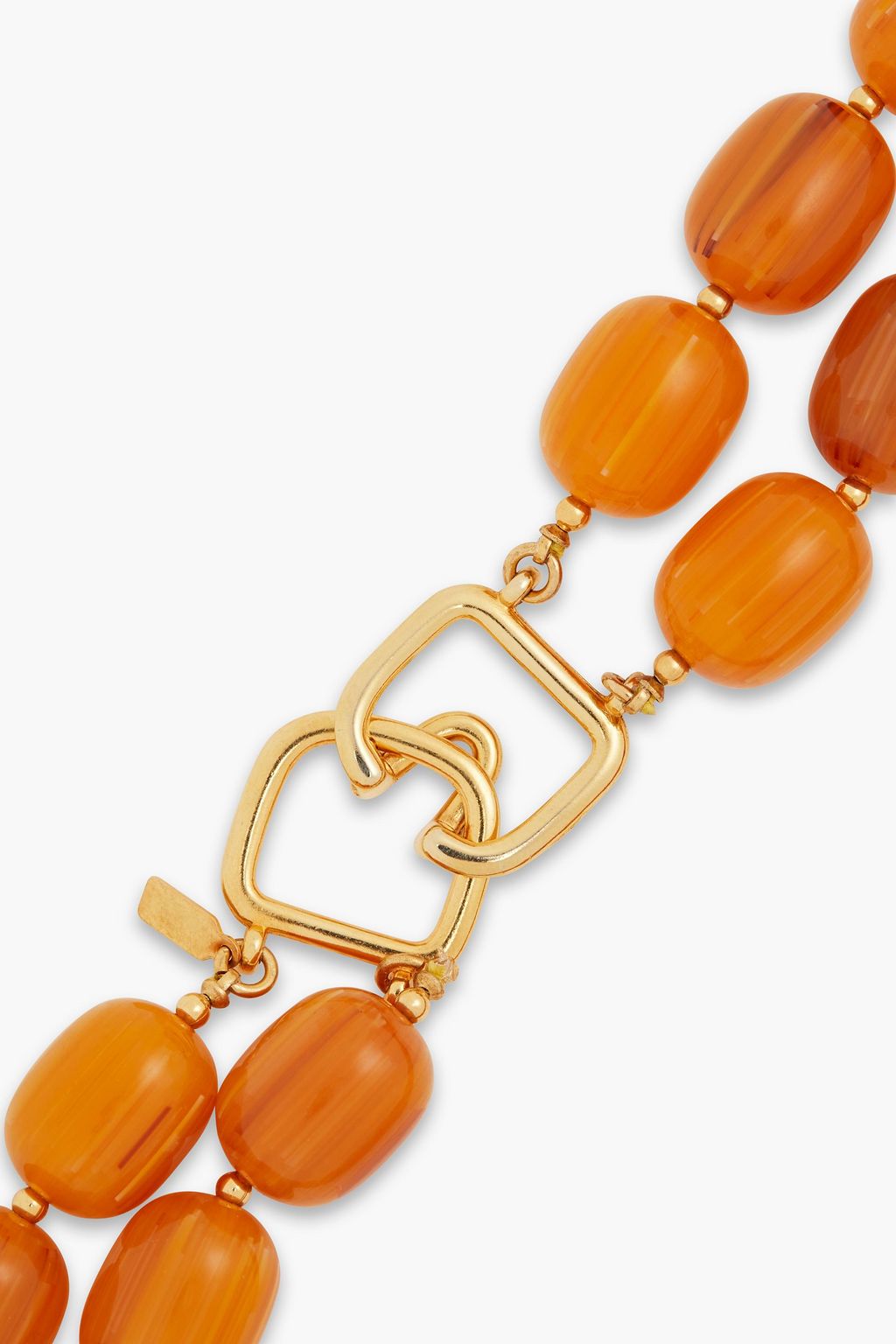 KENNETH JAY LANE Gold-tone beaded necklace
