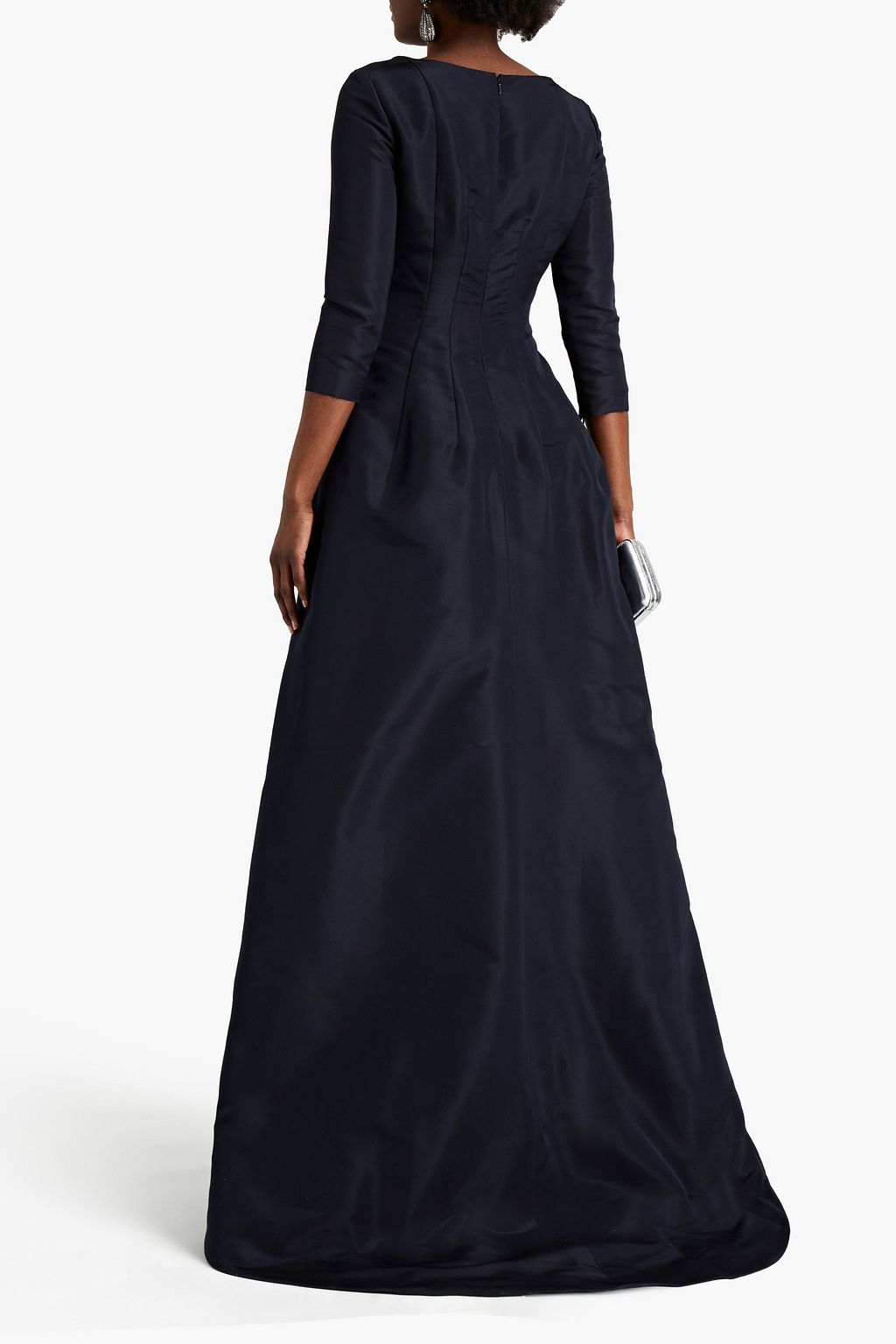 OSCAR DE LA RENTA Silk-faille gown