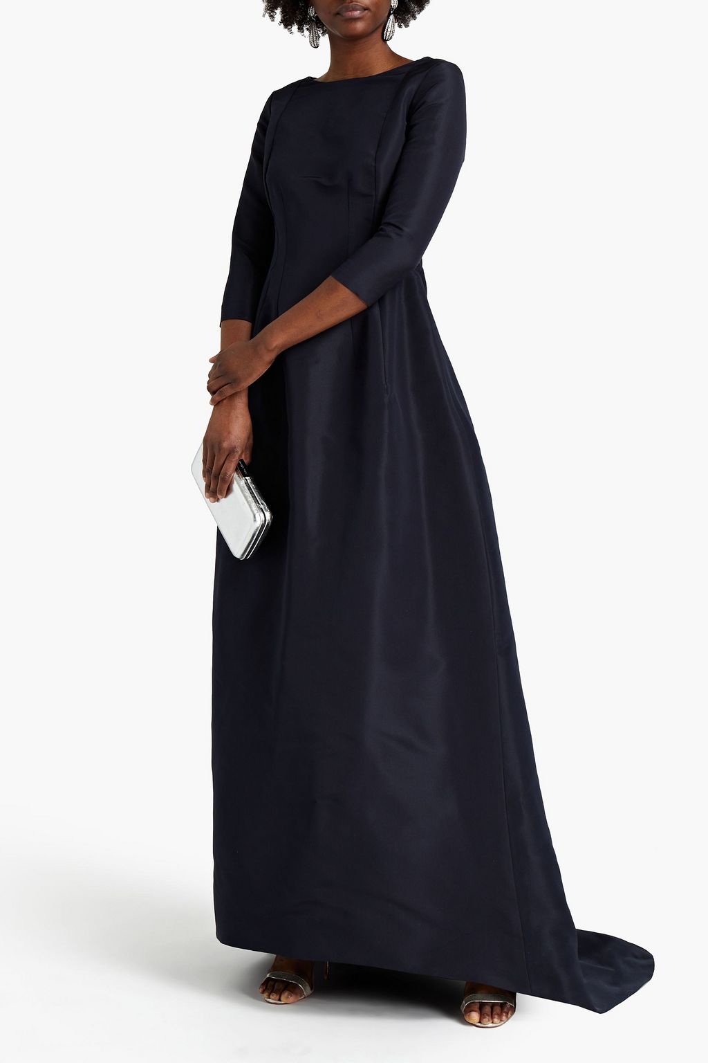 OSCAR DE LA RENTA Silk-faille gown