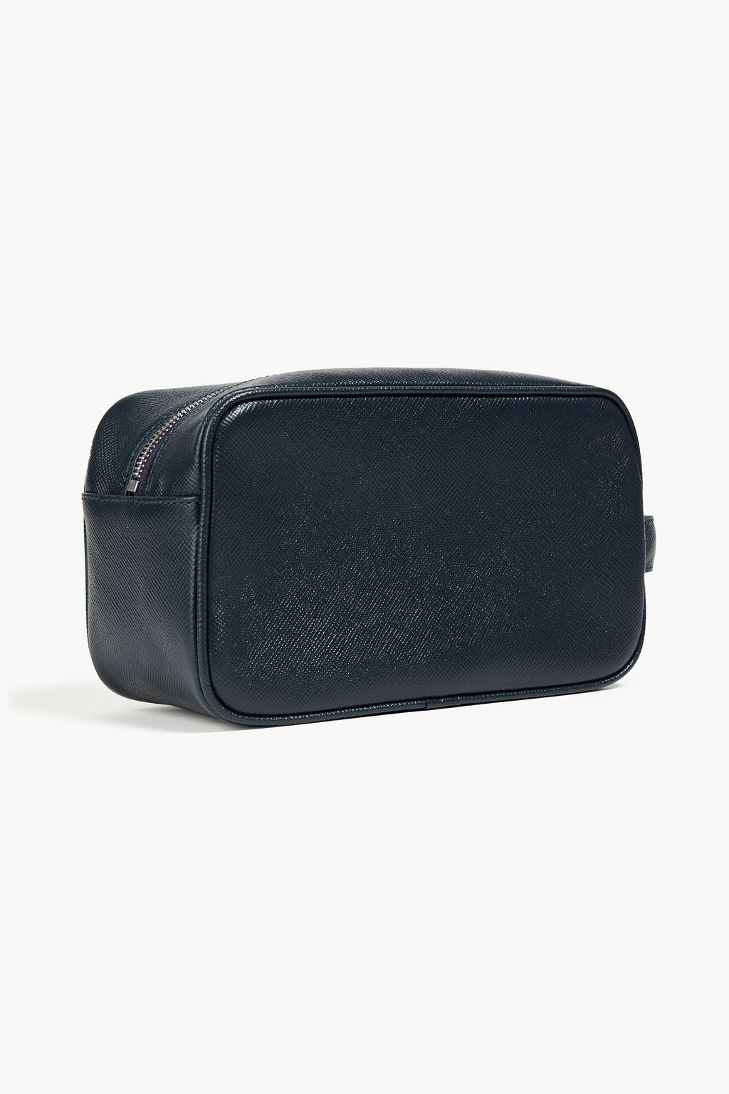 SERAPIAN Textured-leather wash bag