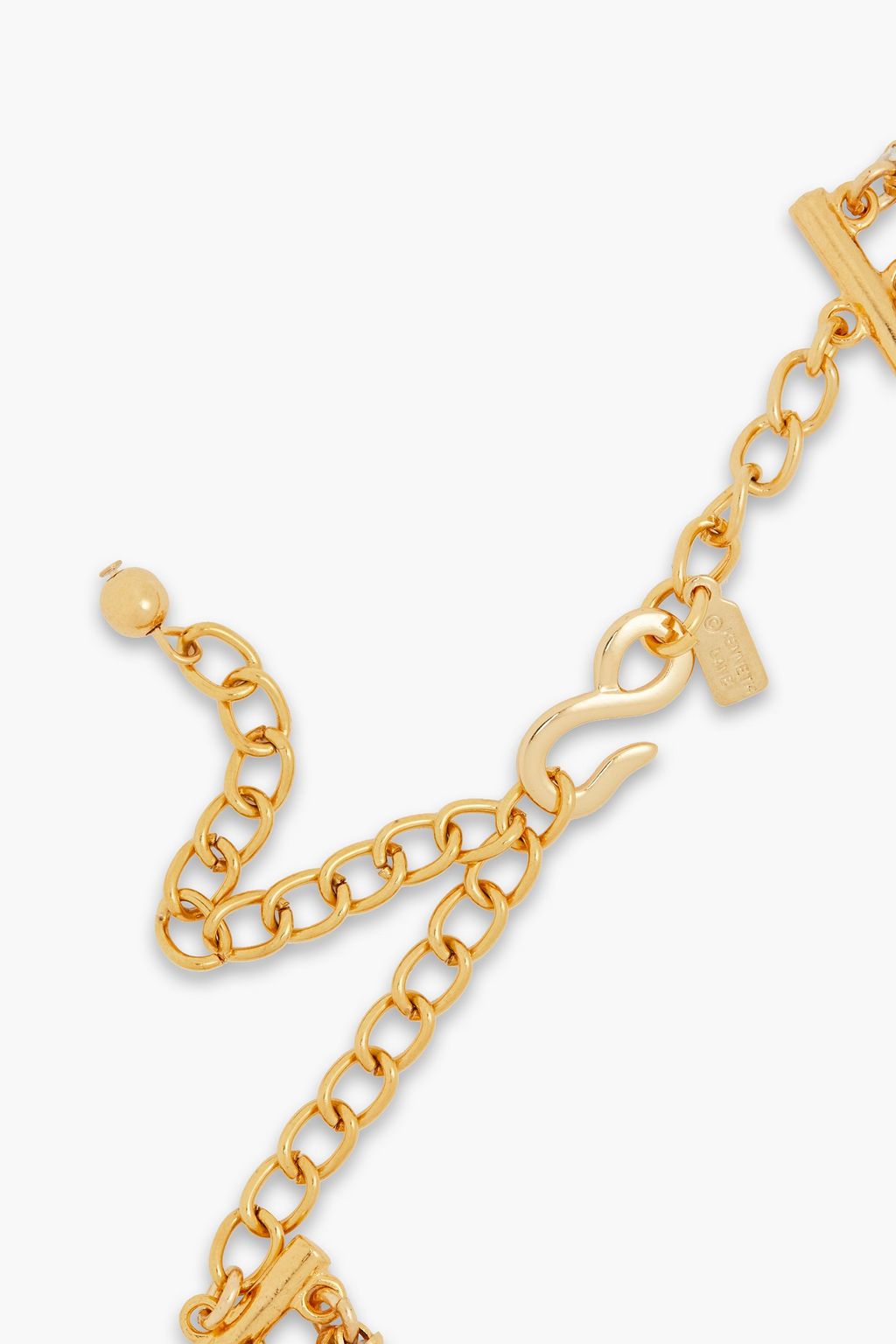 KENNETH JAY LANE Gold-tone beaded necklace
