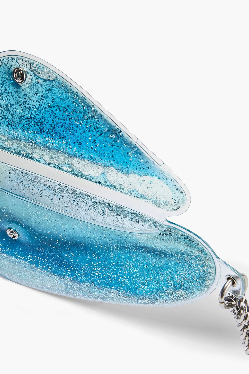 CHRISTOPHER KANE Glittered PVC pouch