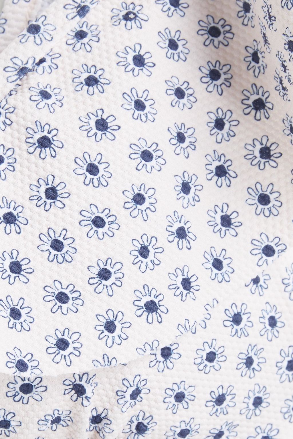 EBERJEY Margaritas Graziela floral-print stretch-piquè triangle bikini top