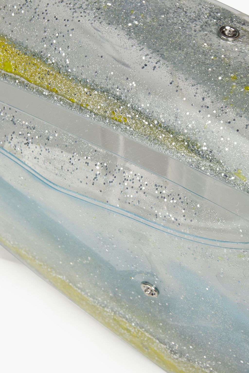 CHRISTOPHER KANE Glittered PVC pouch