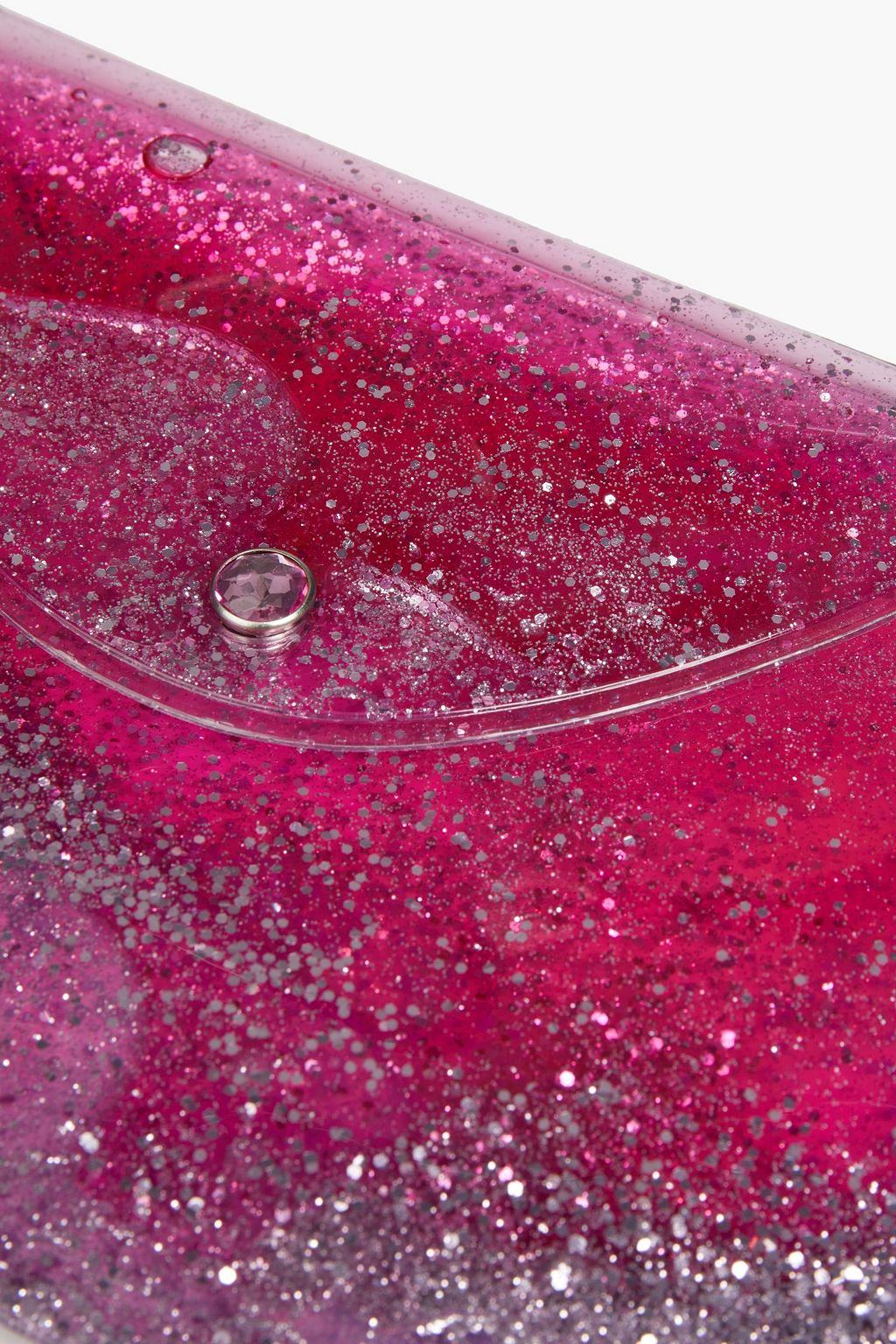 CHRISTOPHER KANE Glittered PVC pouch