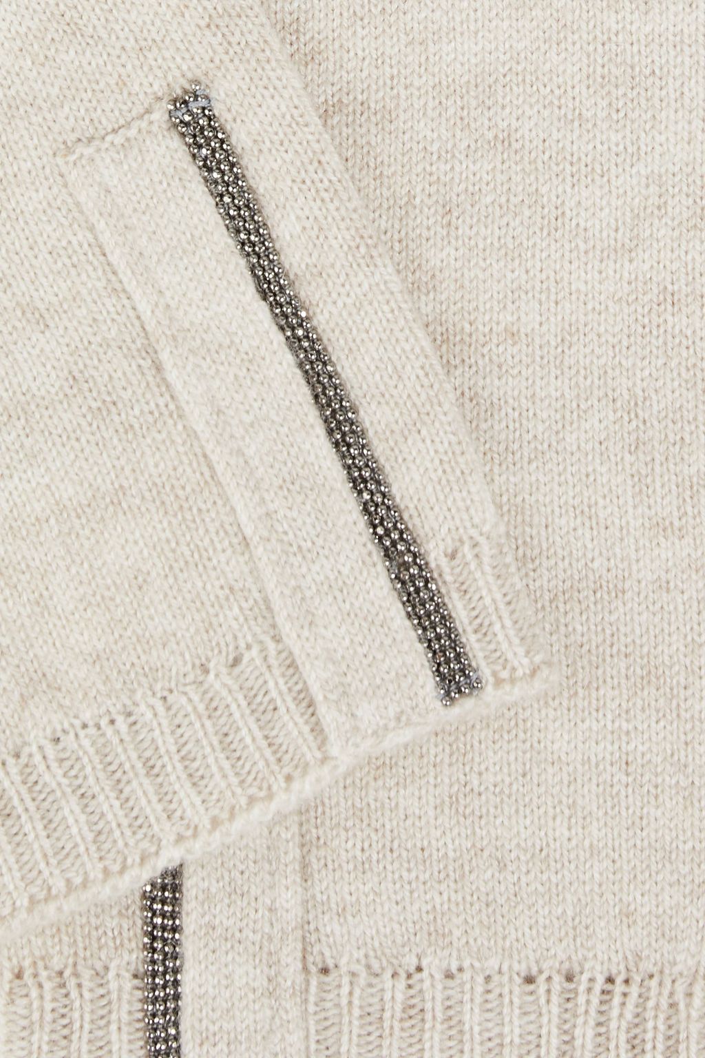 BRUNELLO CUCINELLI Bead-embellished cashmere gloves