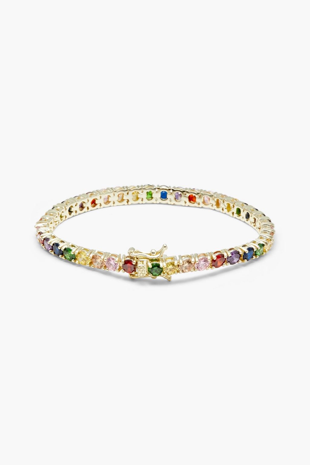 CZ BY KENNETH JAY LANE Gold-tone crystal bracelet