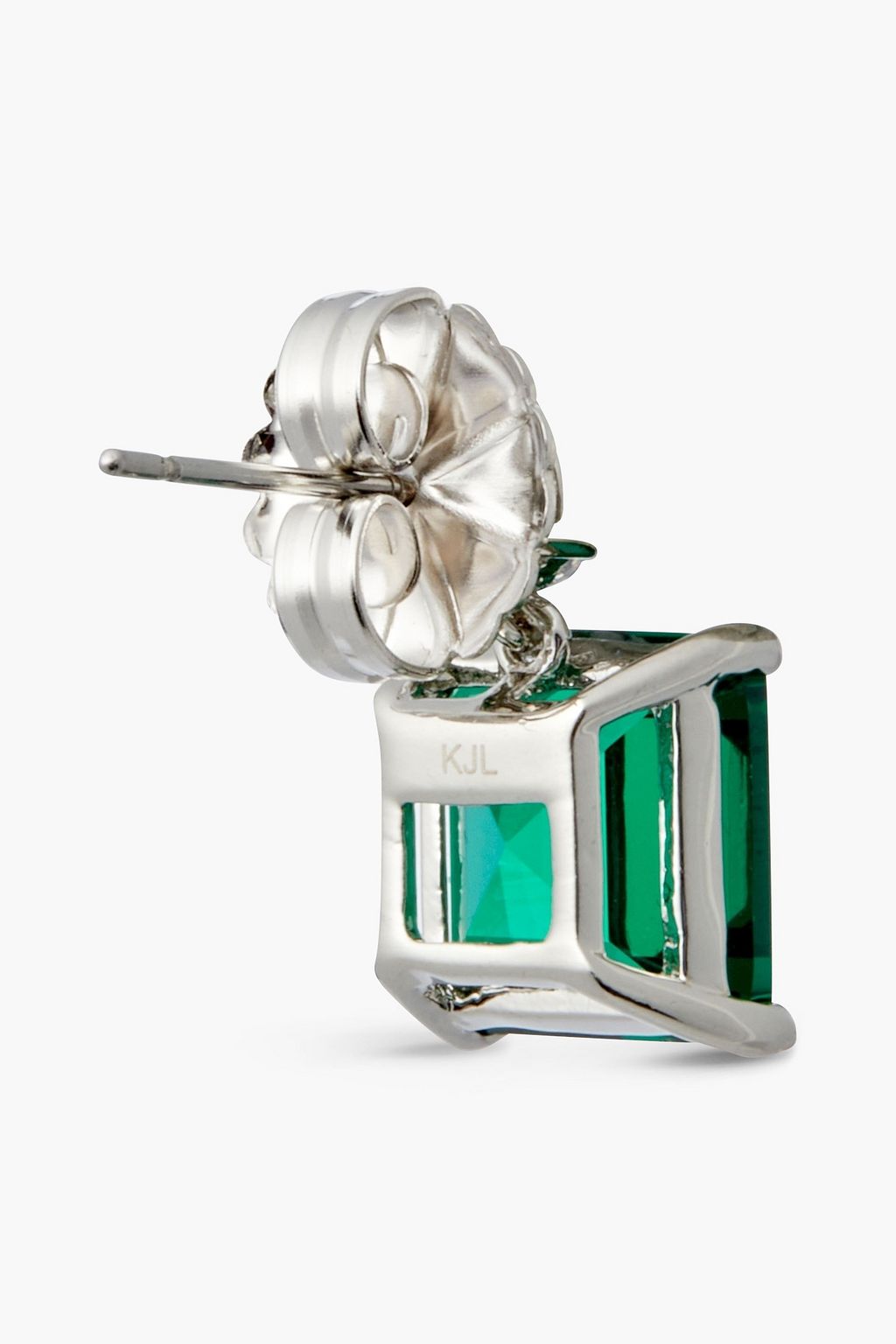 CZ BY KENNETH JAY LANE Silver-tone crystal earrings