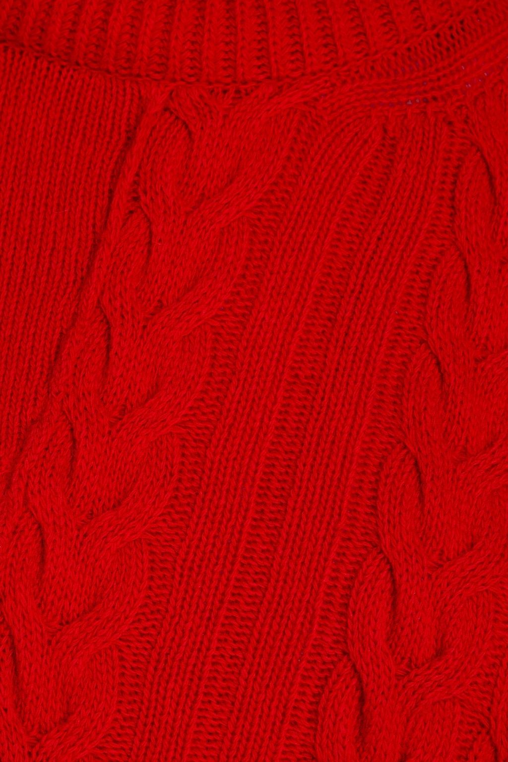 VIVETTA Cable-knit wool-blend turtleneck sweater