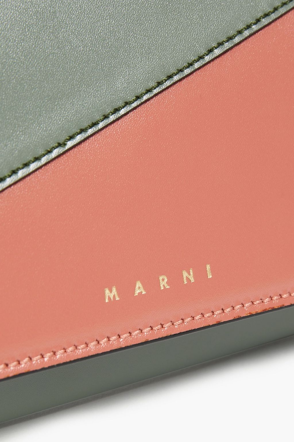 MARNI Two-tone leather wallet