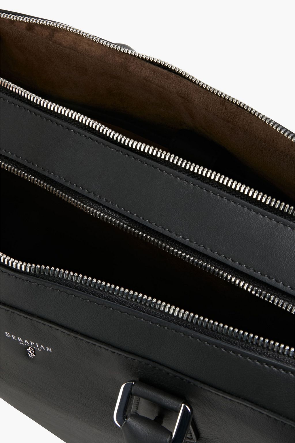 SERAPIAN Milano leather briefcase