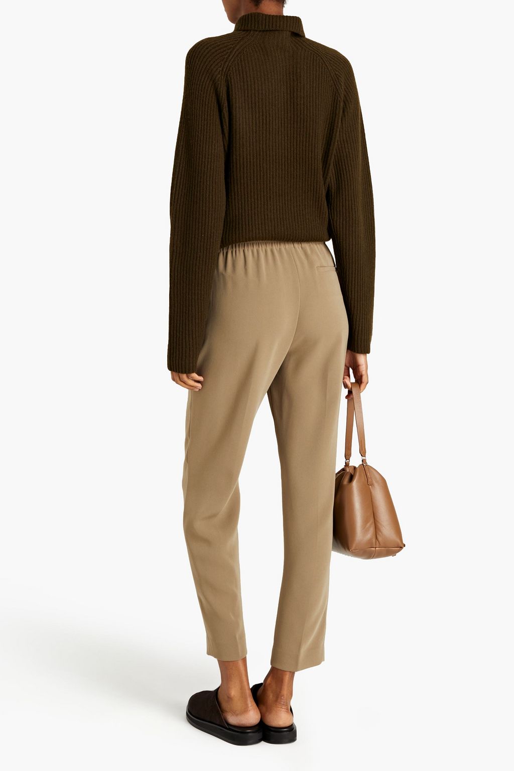 THEORY Tapered crepe pants