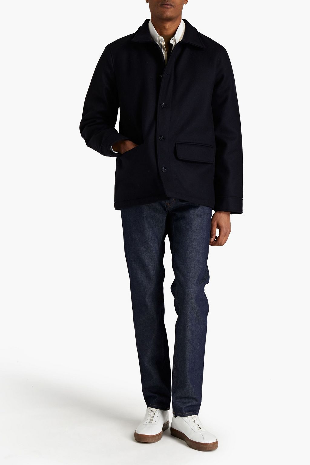OFFICINE GÉNÉRALE Tazio wool-felt coat