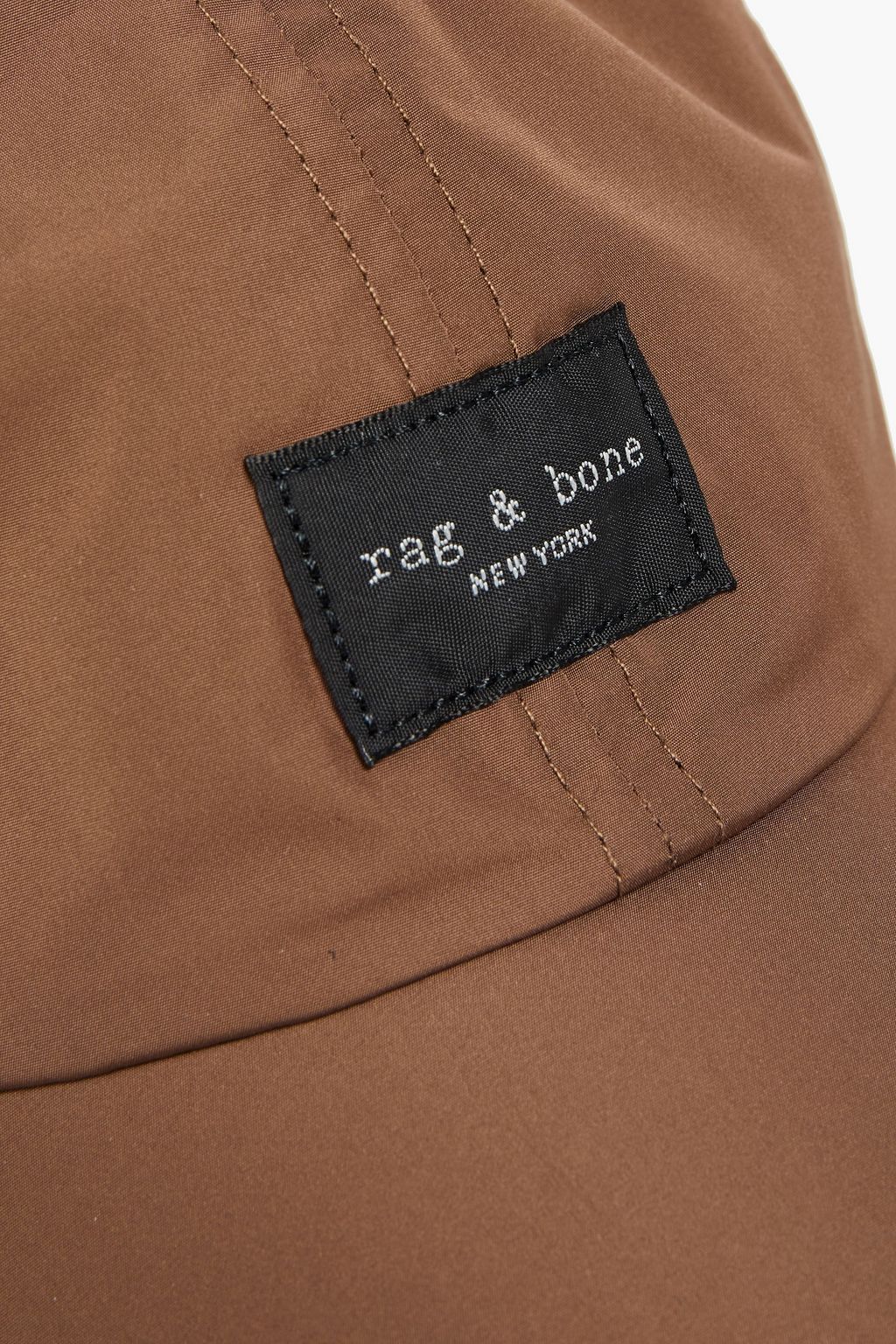RAG & BONE Addison logo-appliquéd shell cap