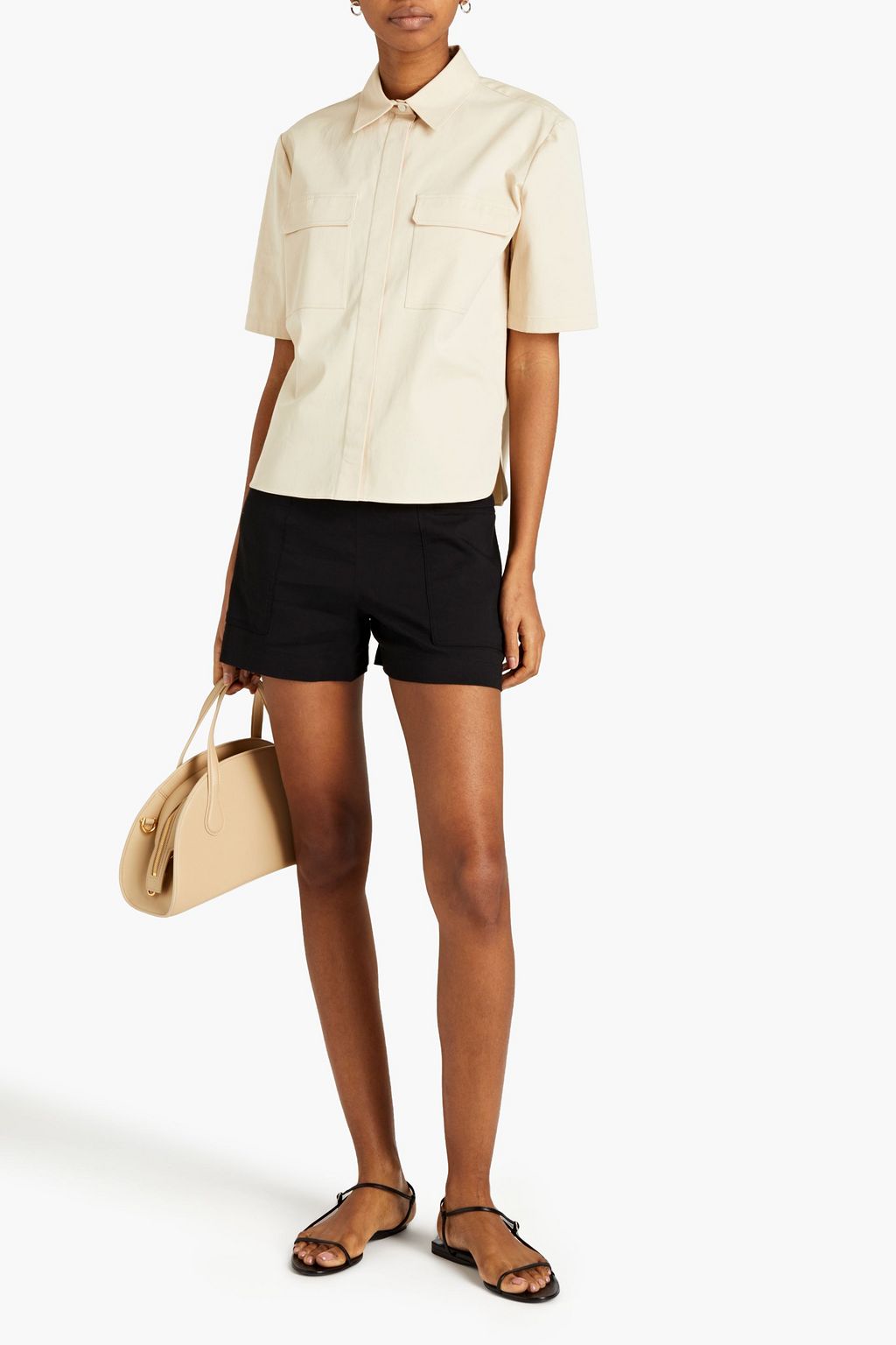 THEORY Stretch-cotton twill shirt