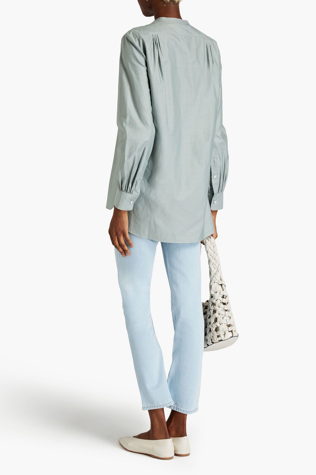 THEORY Cotton-twill tunic