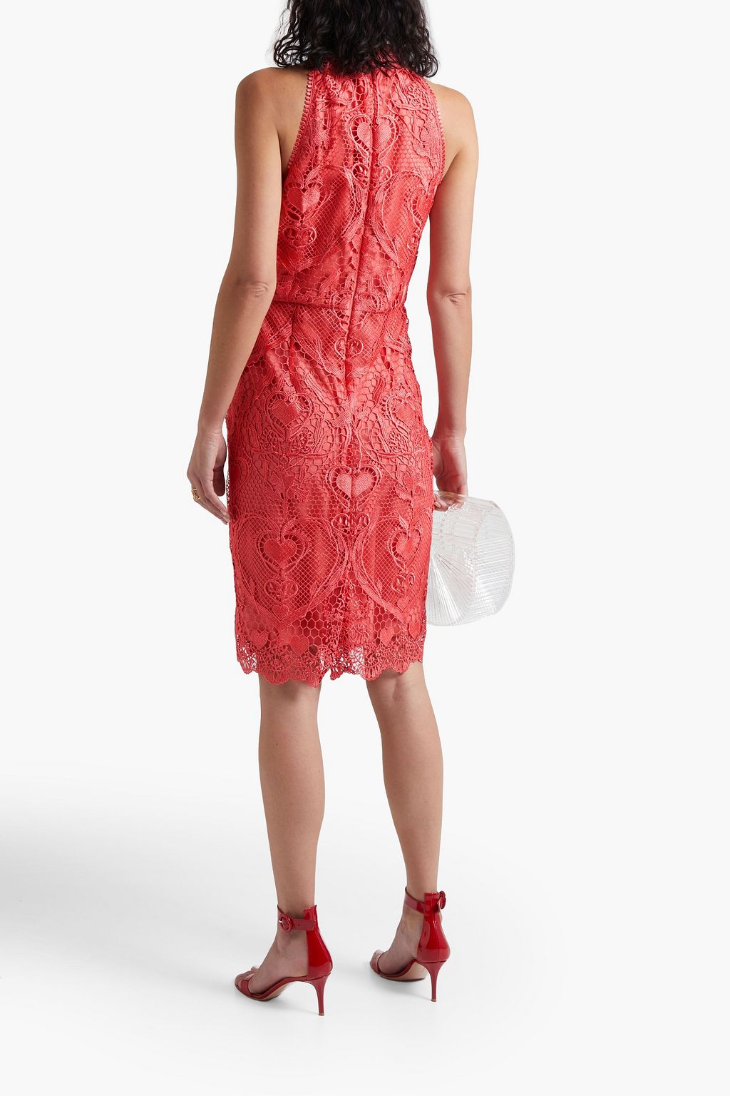 THEIA Guipure lace dress