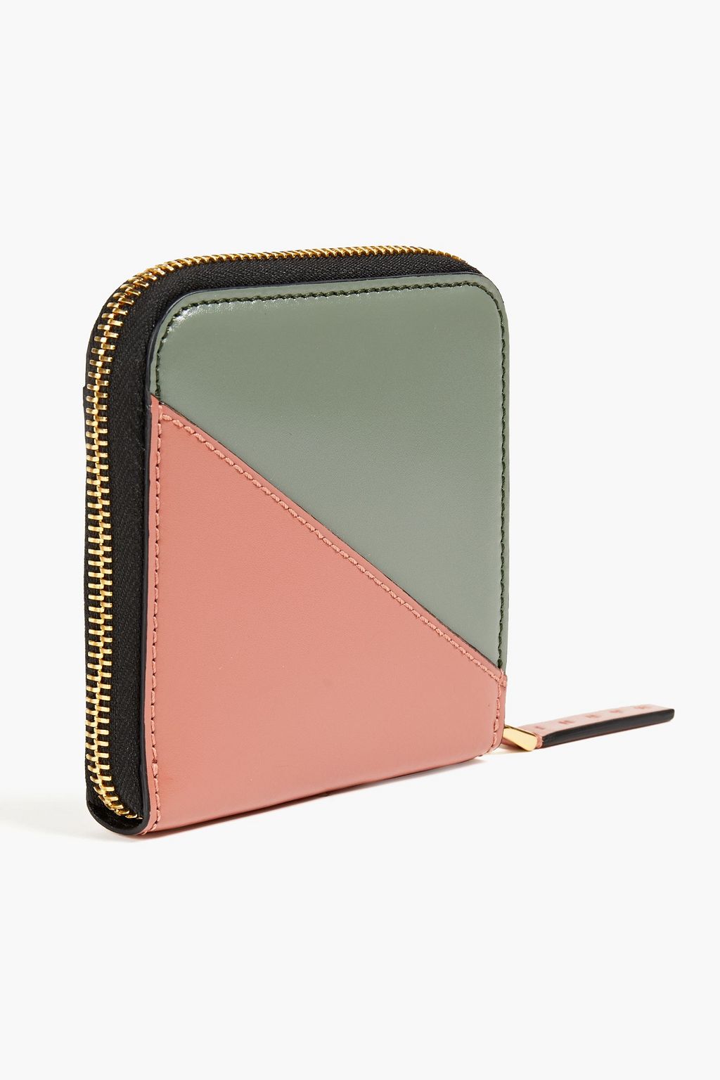 MARNI Two-tone leather wallet