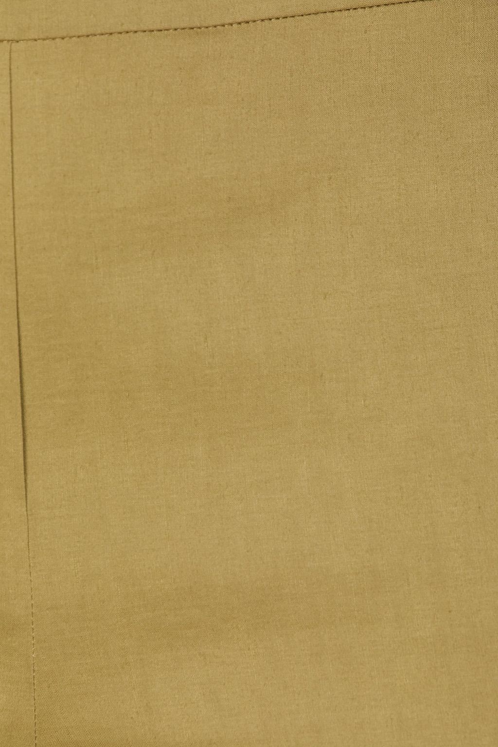 THEORY Cropped linen-blend wide-leg pants