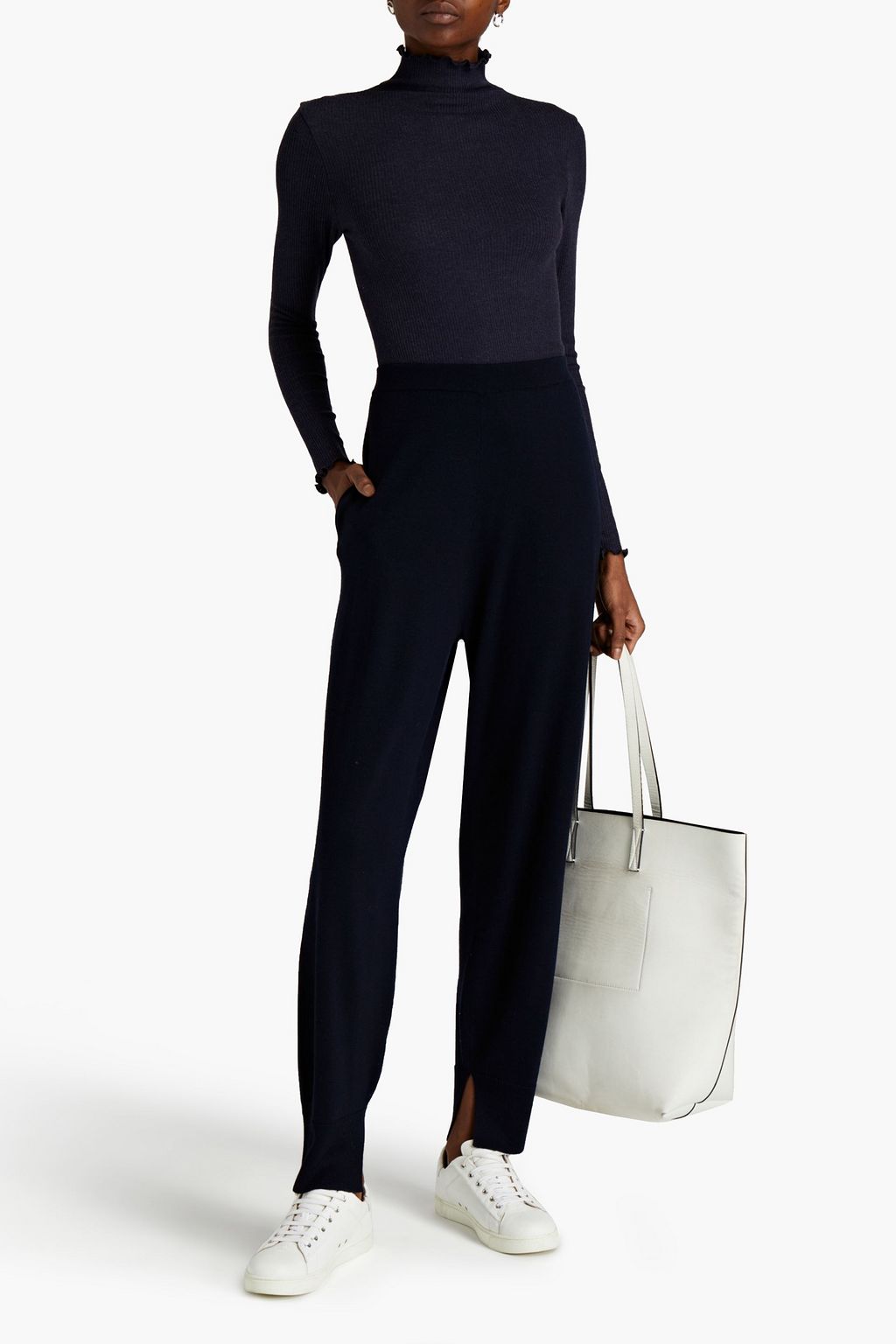 THEORY Merino wool tapered pants