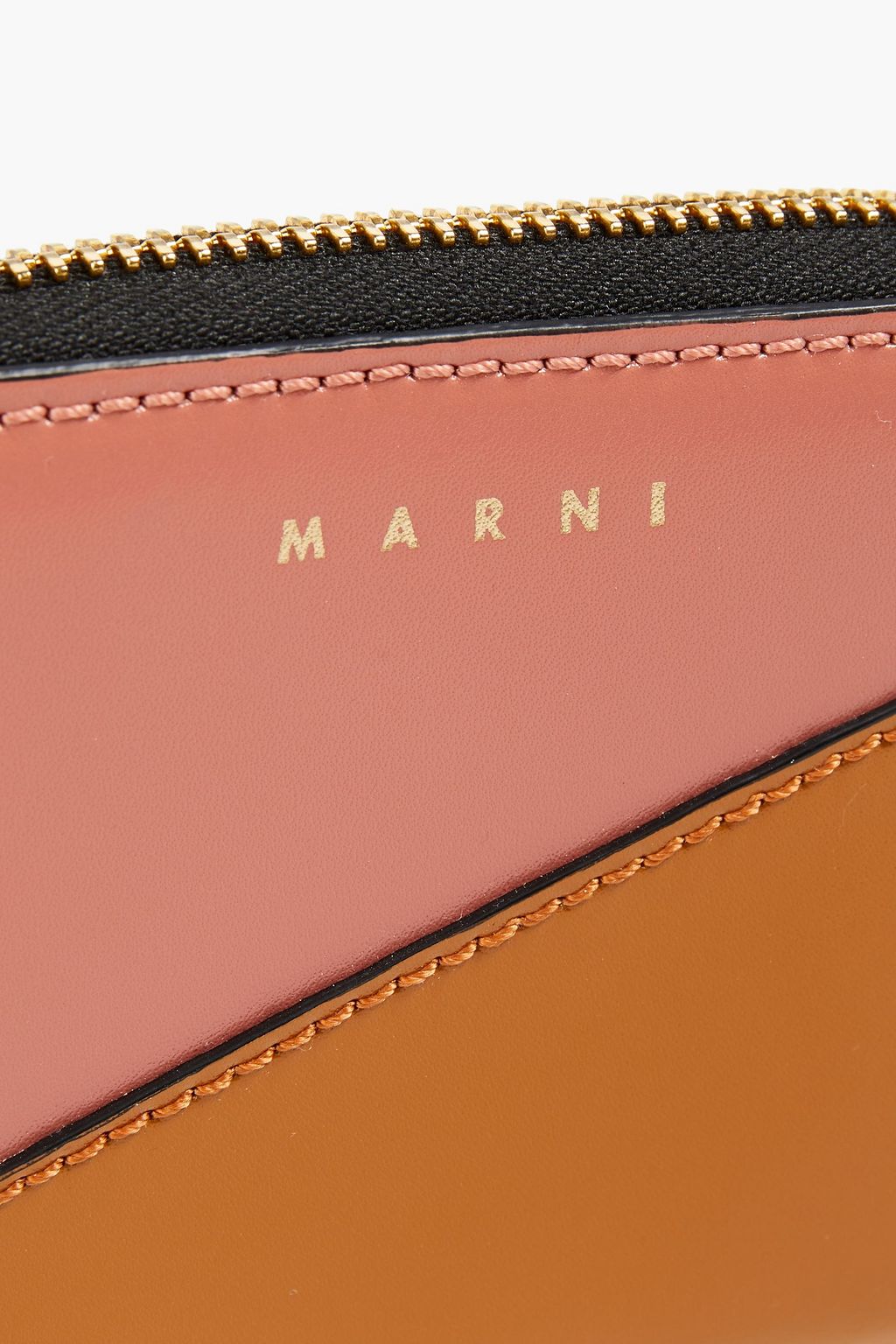MARNI Two-tone leather wallet