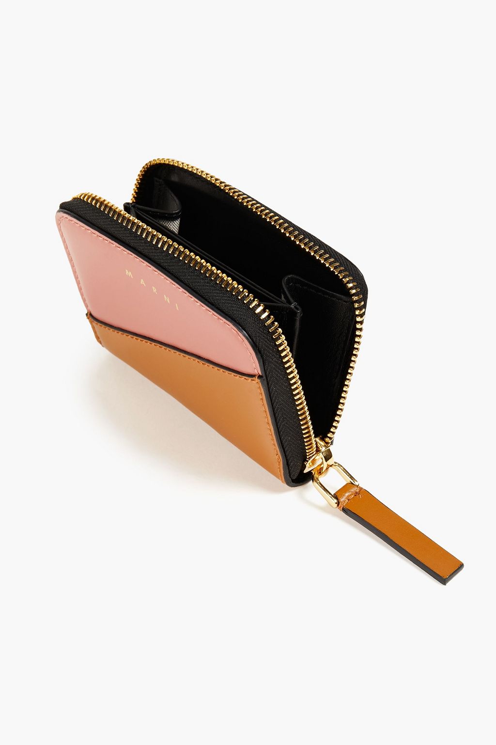 MARNI Two-tone leather wallet
