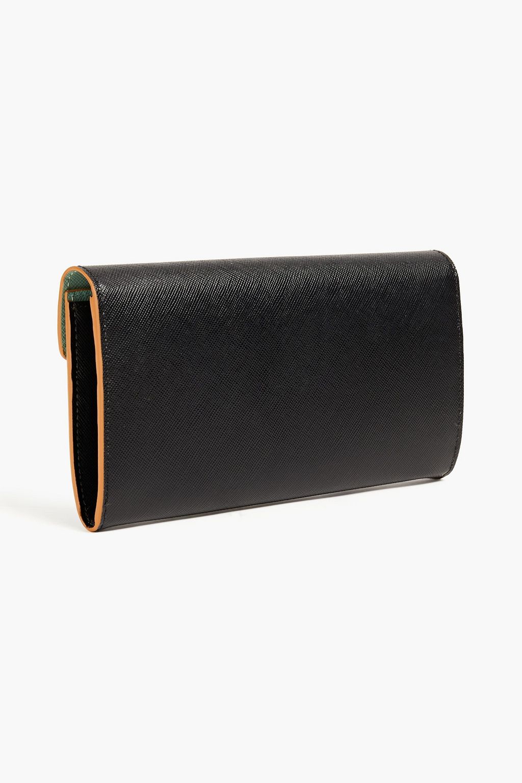 MARNI Two-tone textured-leather wallet