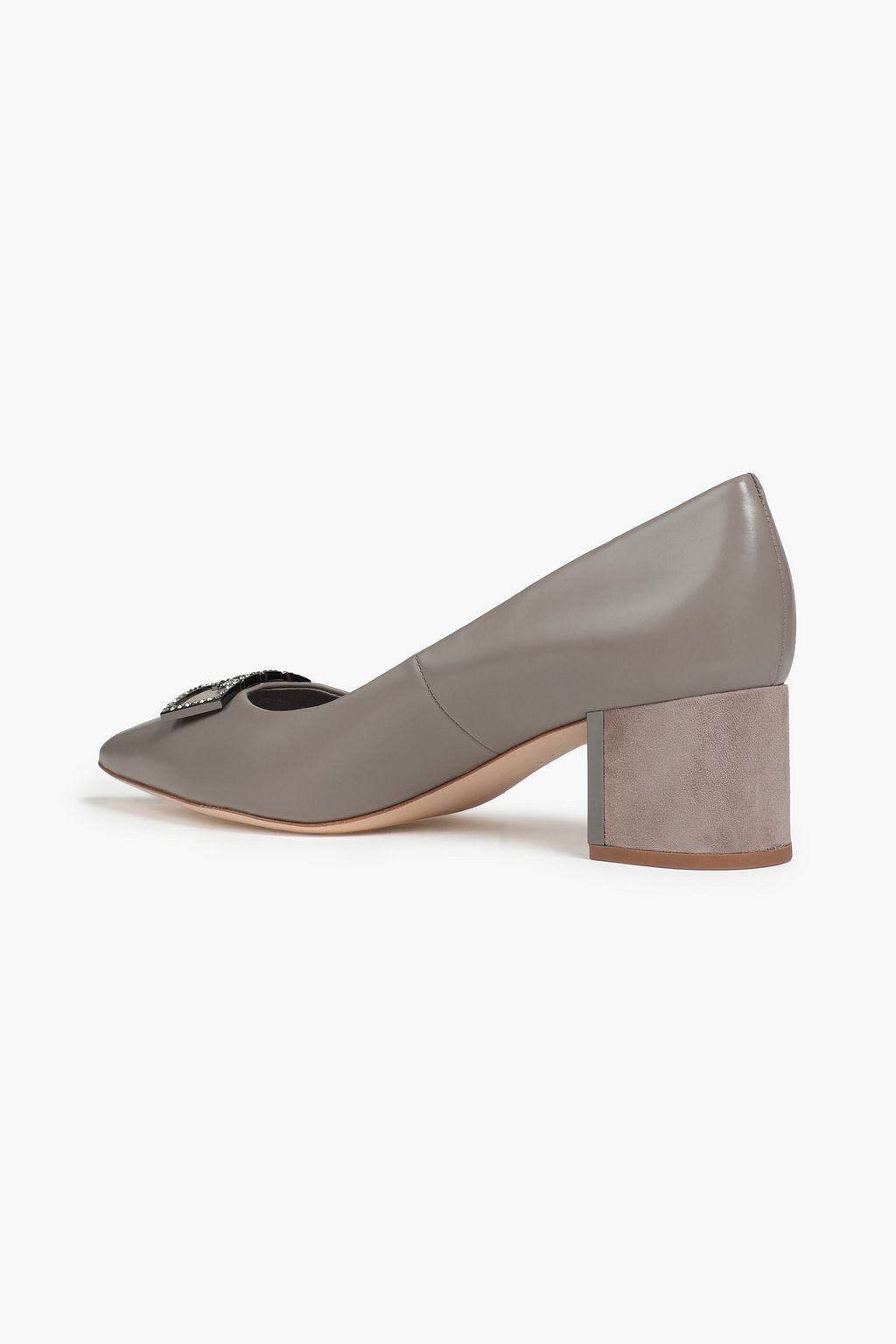 TORY BURCH Gigi embellished leather pumps