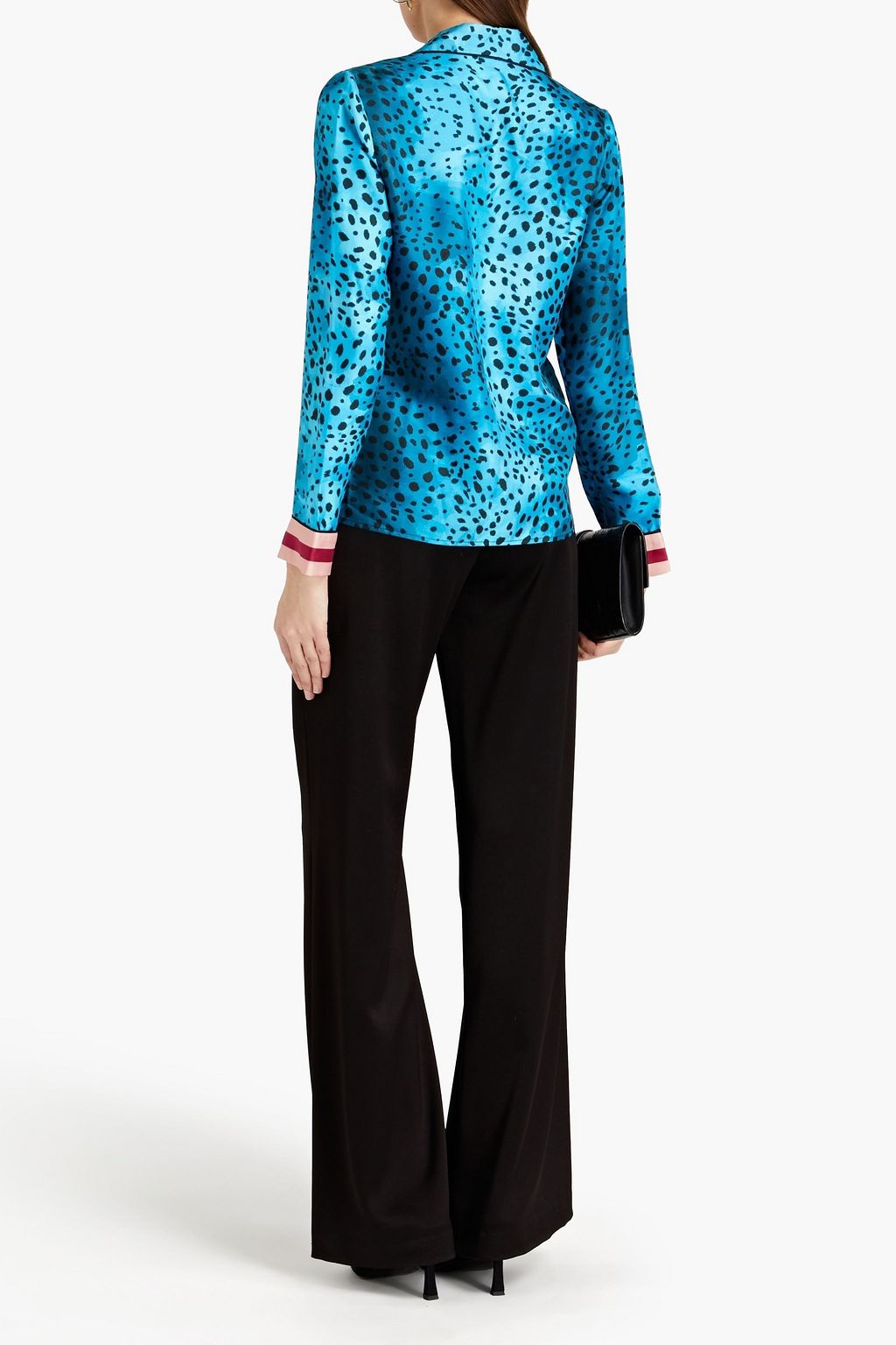 BORGO DE NOR Eden printed silk-twill shirt